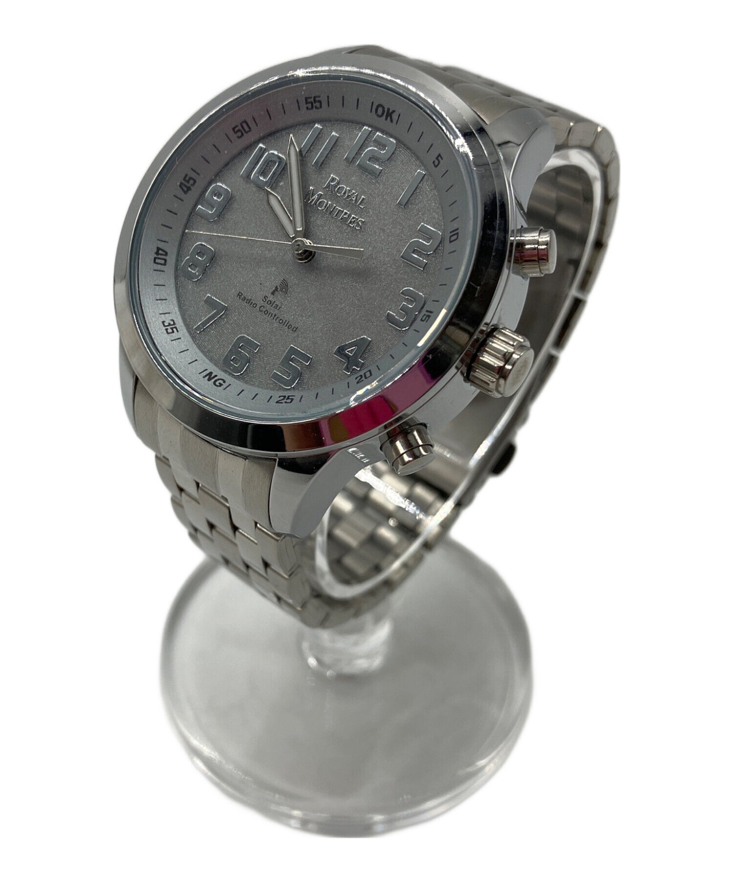 中古・古着通販】ROYAL MONTRES (ロイヤルモントレス) 腕時計 グレー 
