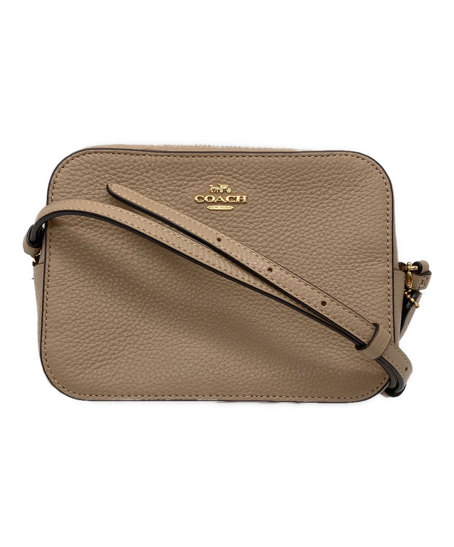 中古・古着通販】COACH (コーチ) ショルダーバッグ ベージュ｜ブランド 