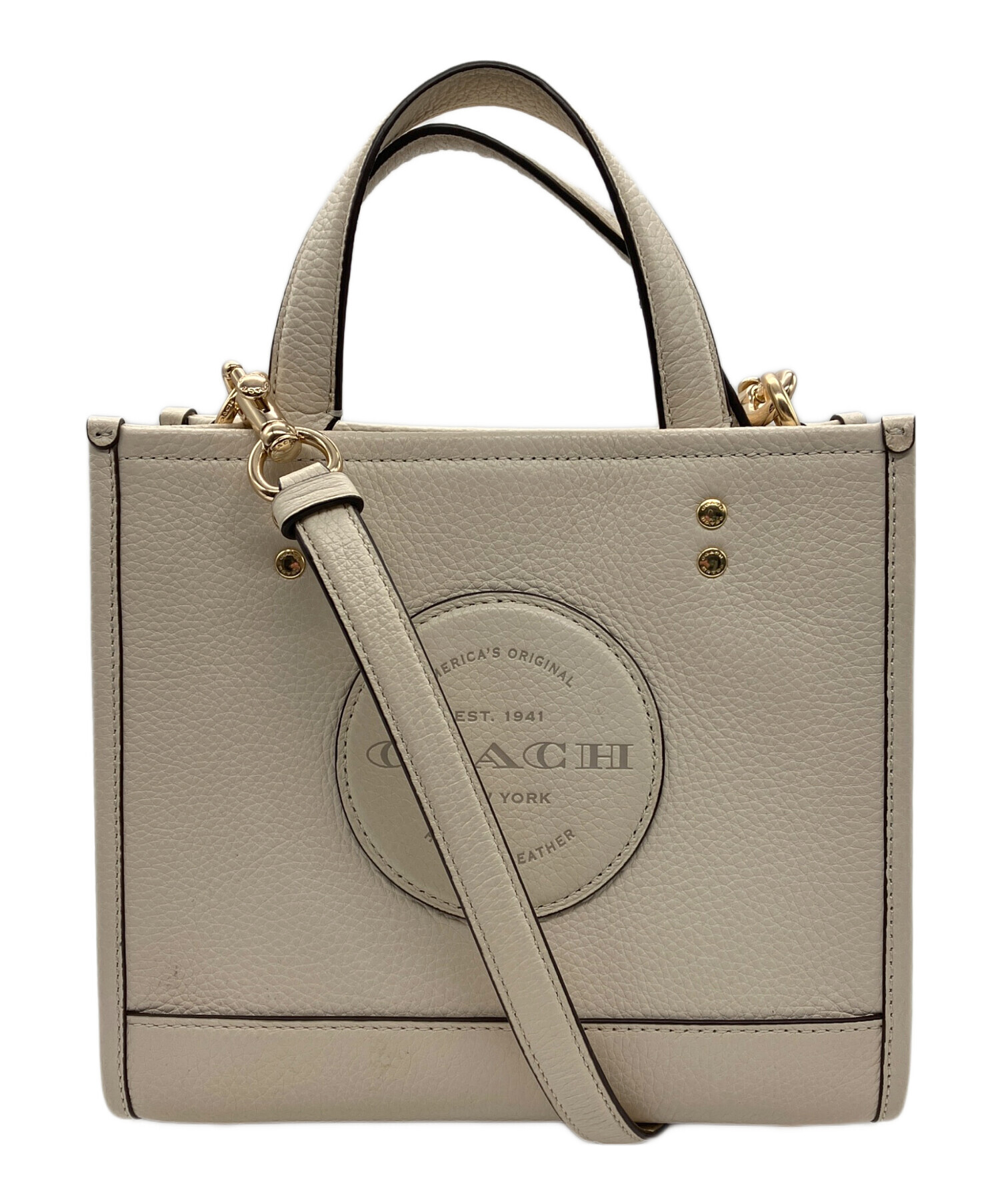 中古・古着通販】COACH (コーチ) 2WAYバッグ C5268 ベージュ｜ブランド