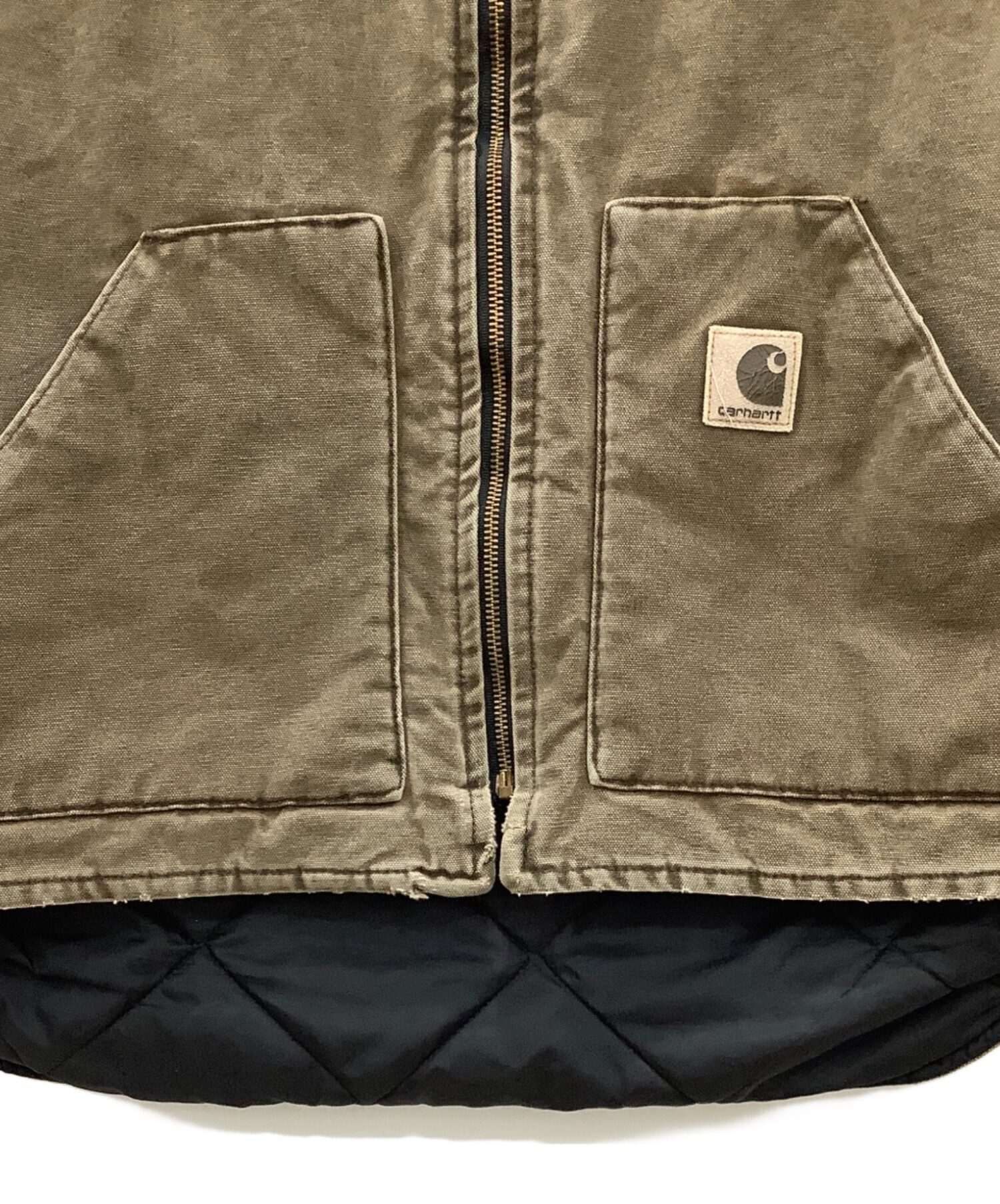 中古・古着通販】CarHartt (カーハート) ダックベスト グレー サイズ