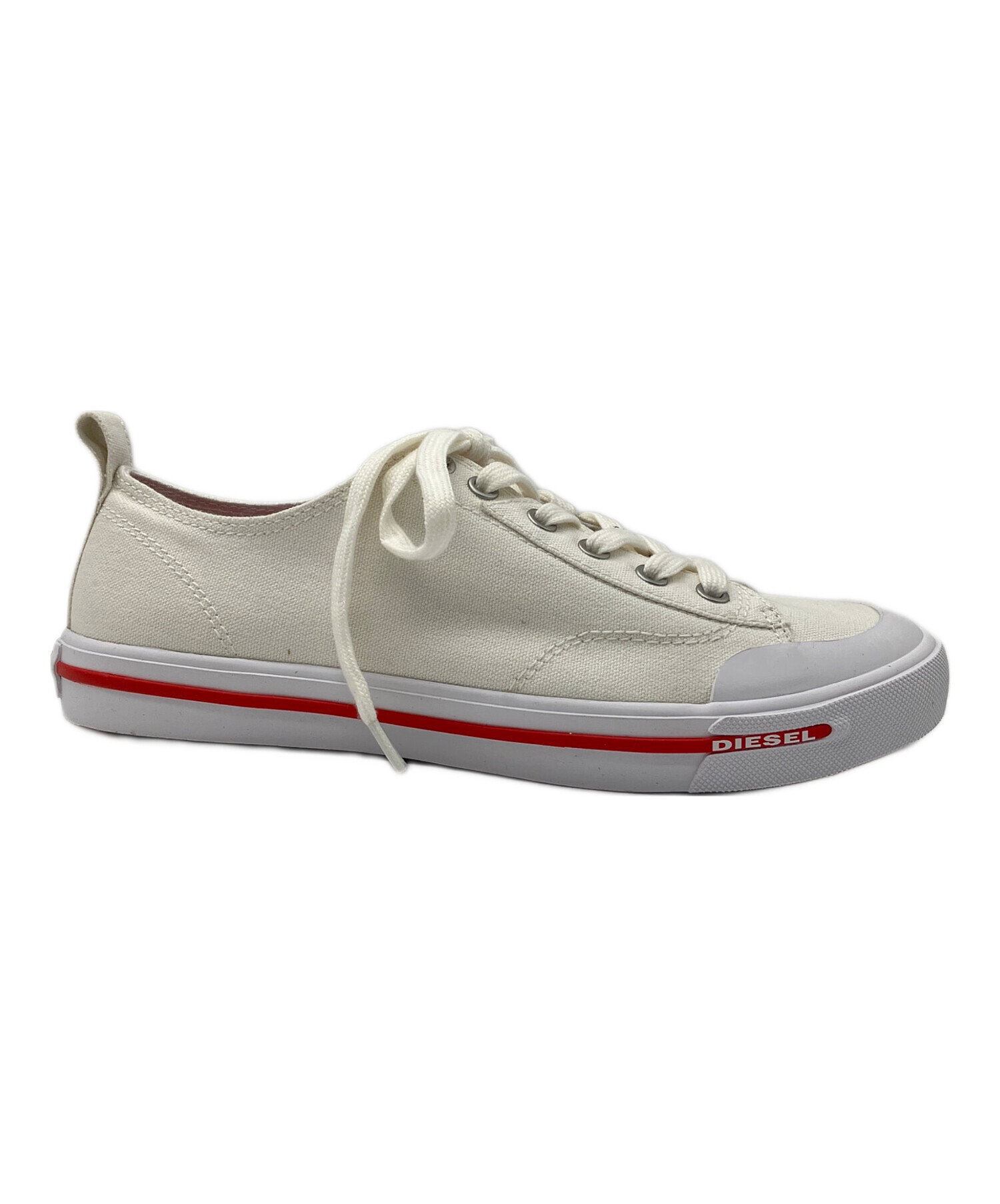 中古・古着通販】DIESEL (ディーゼル) ローカットスニーカー ホワイト 