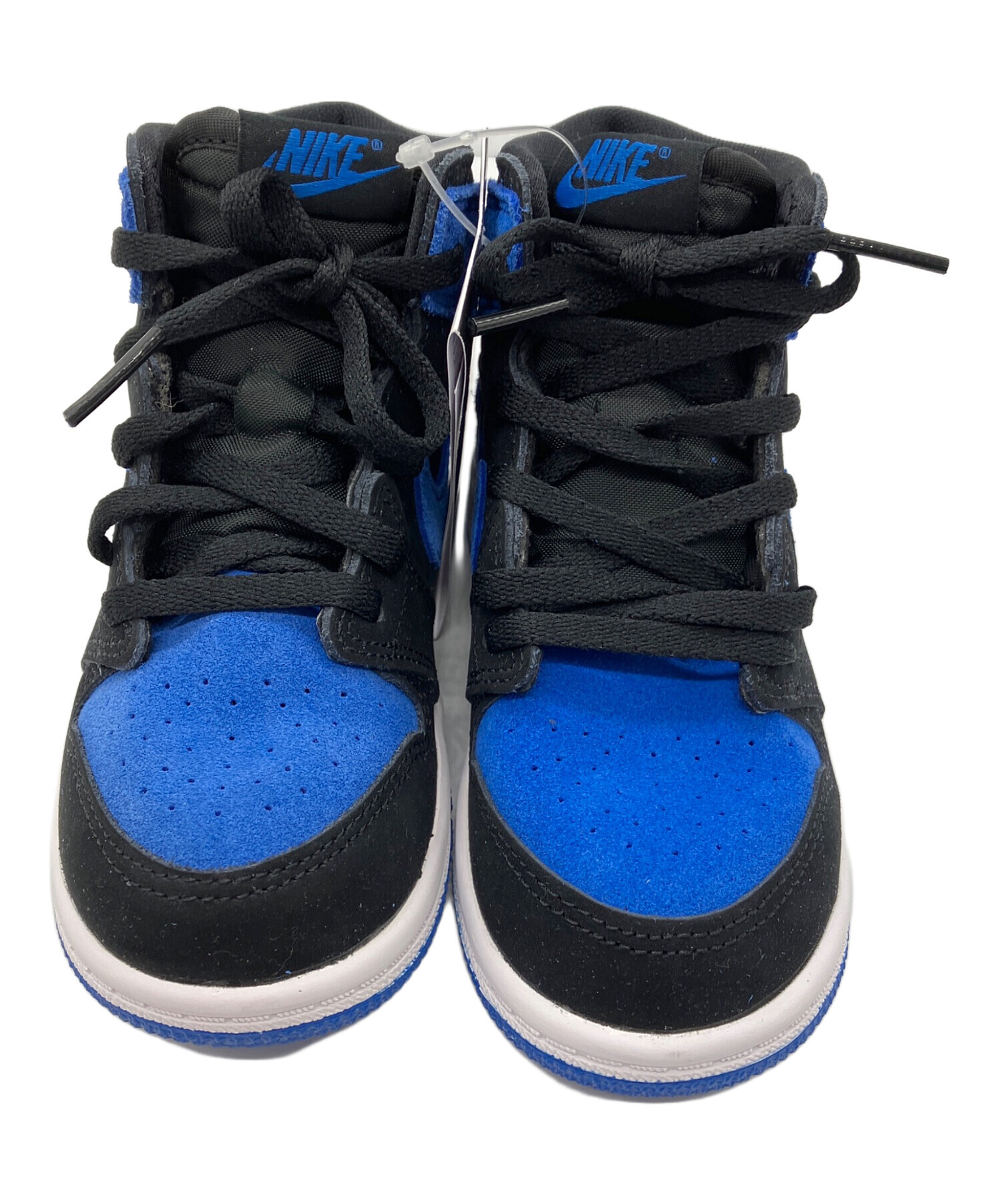 NIKE AIR ブラック/ブルー ハイカットシューズ 中古・古着通販】NIKE (ナイキ) ハイカットスニーカー ブルー×ブラック