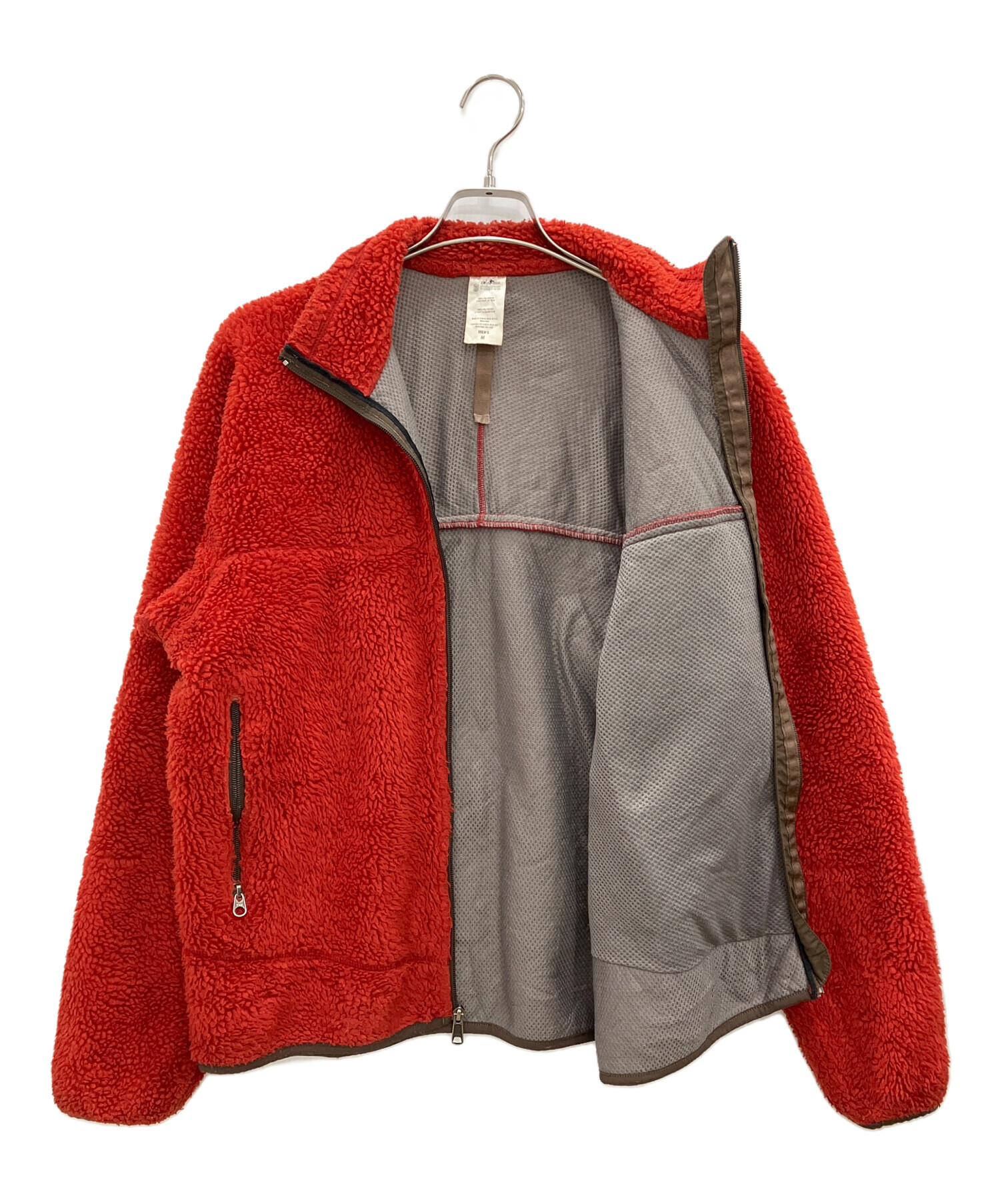Patagonia フリースマフラー レッド 約70cm x 200cm 中古・古着通販】Patagonia (パタゴニア) ボアジャケット レッド