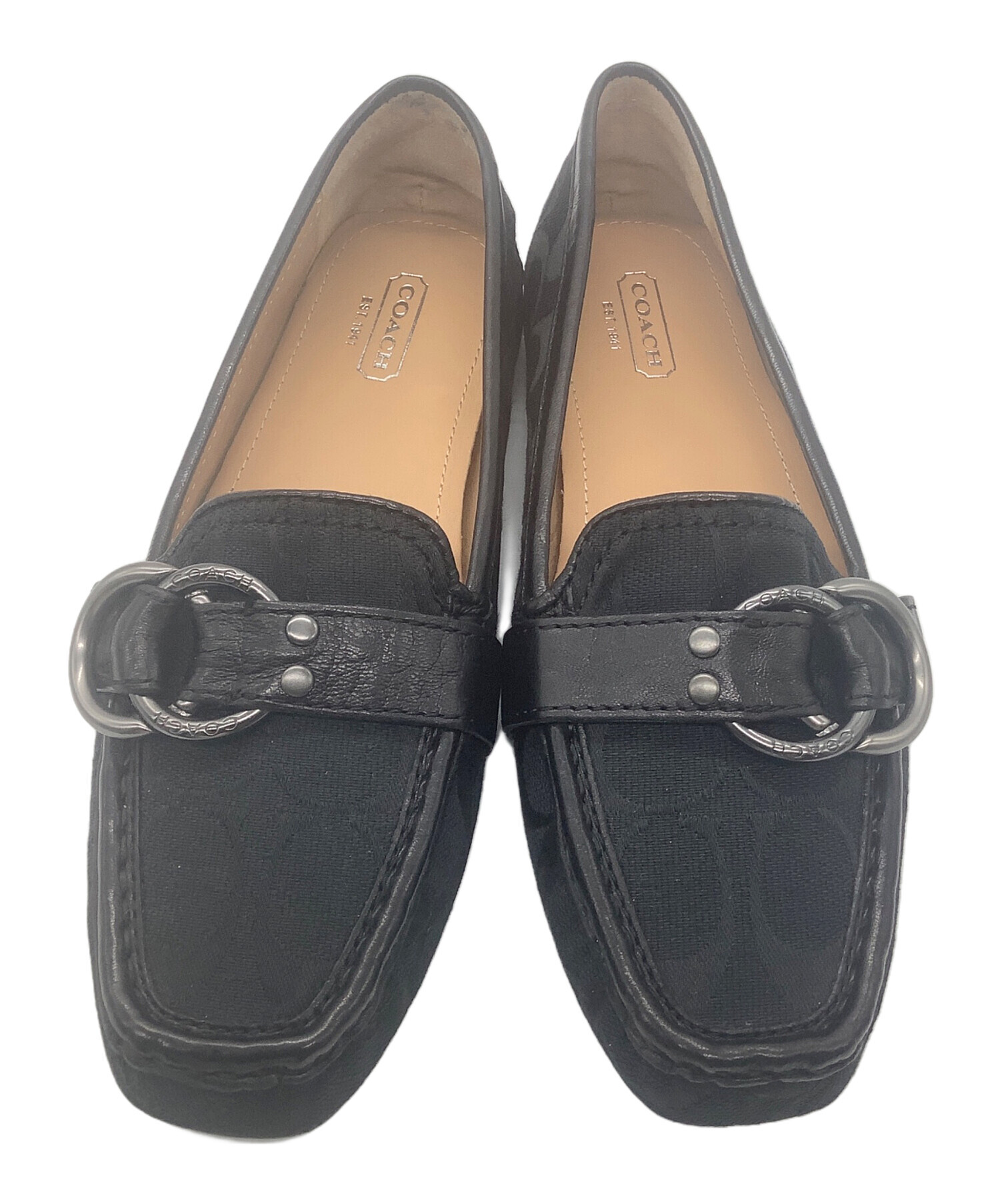 中古・古着通販】COACH (コーチ) ローファー A2811 ブラック サイズ:6B 