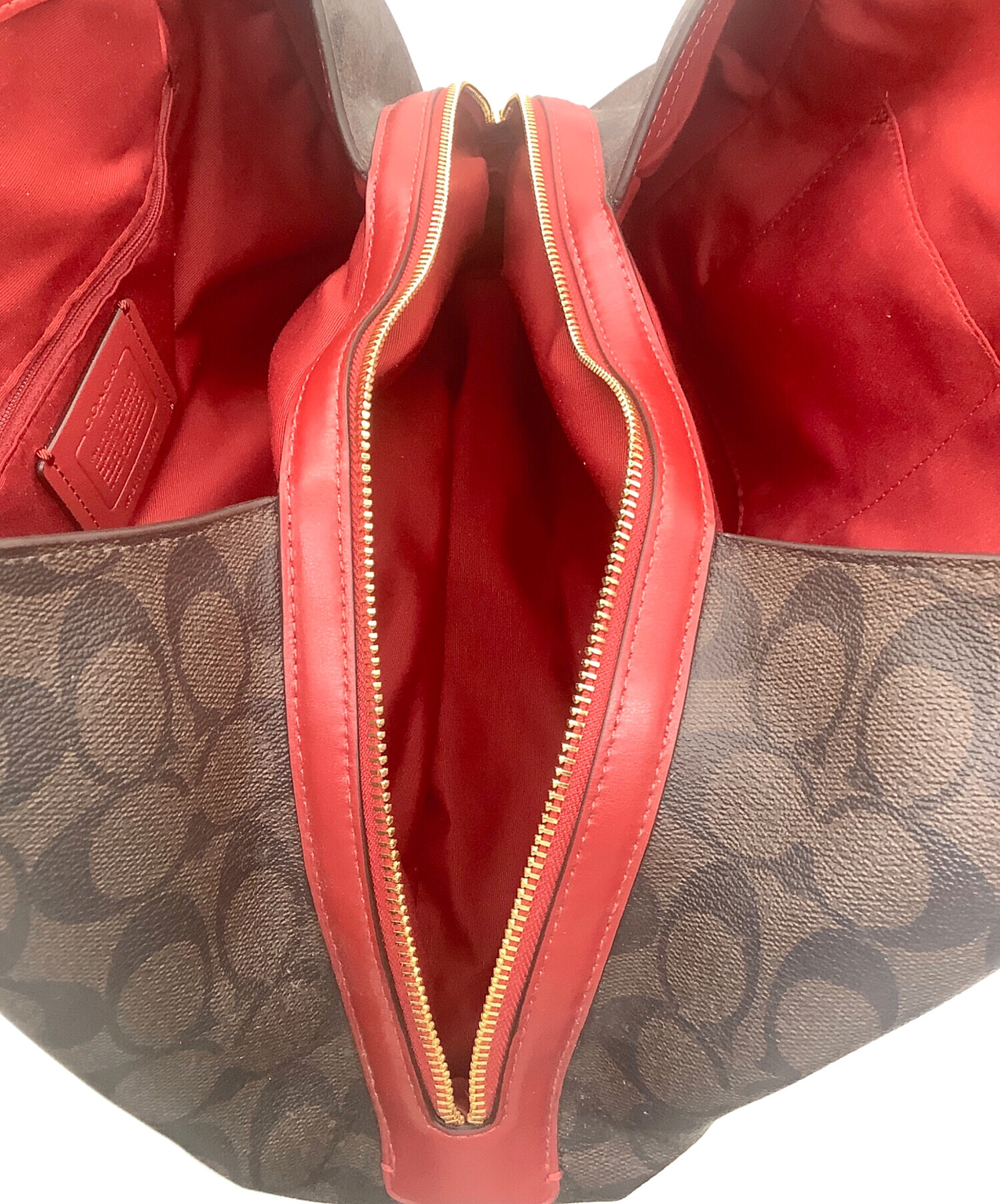 中古・古着通販】COACH (コーチ) ハンドバッグ シグネチャー 80298