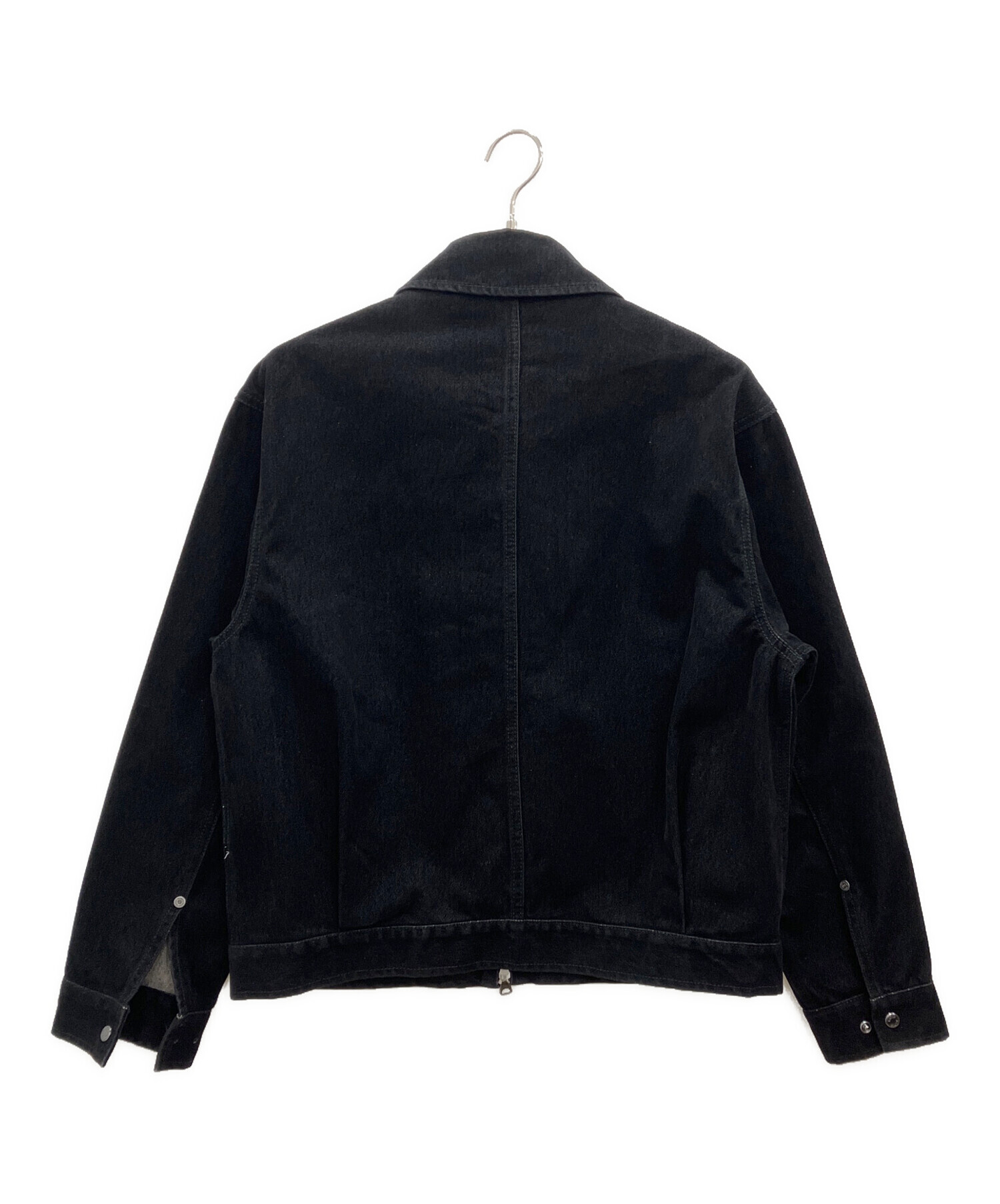 中古・古着通販】SATUR (セター) デニムジャケット ブラック サイズ:M
