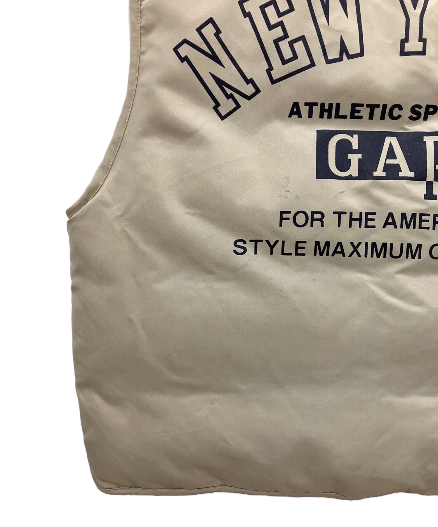 中古・古着通販】GAP (ギャップ) 中綿ベスト ベージュ サイズ:M