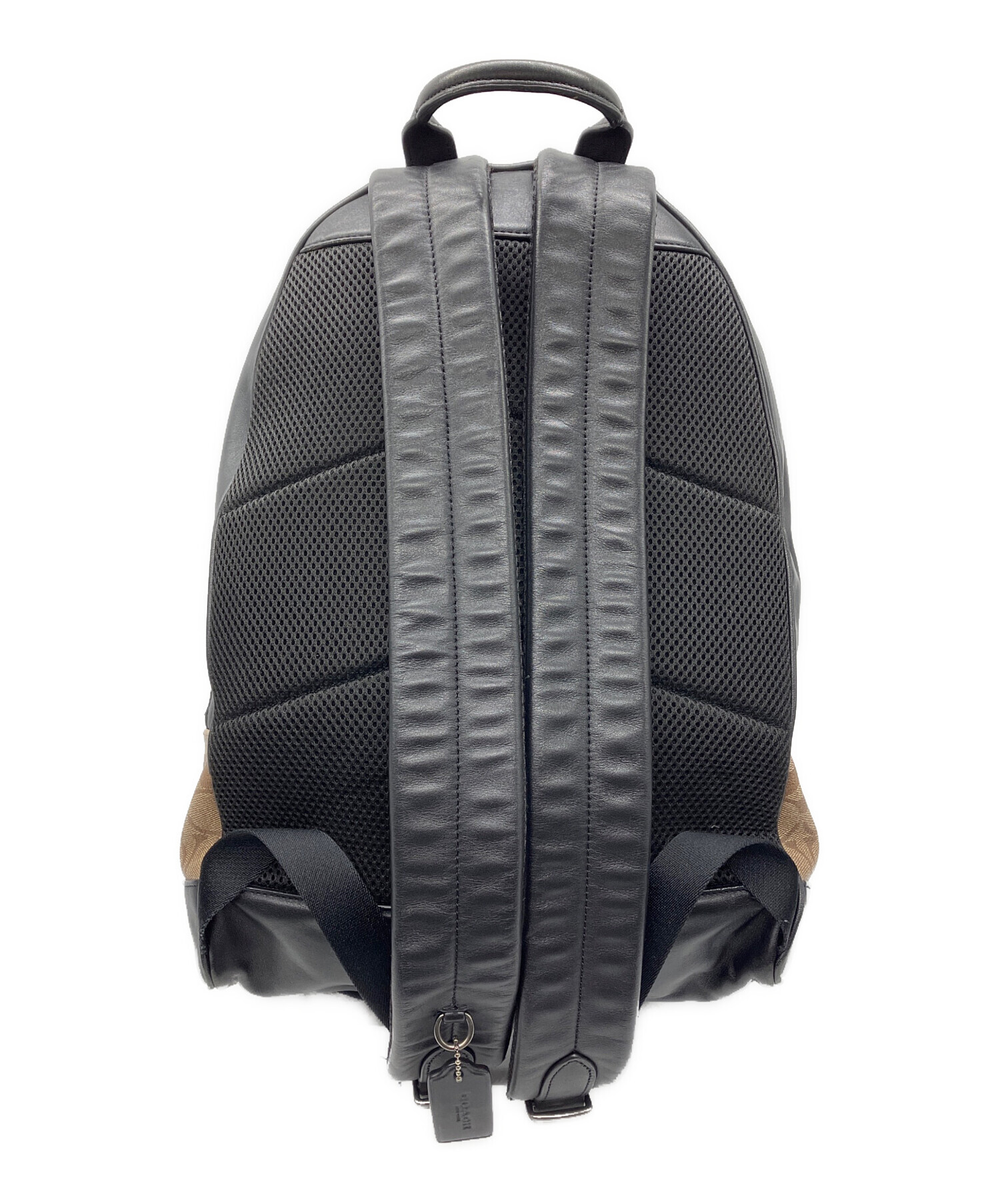 中古・古着通販】COACH (コーチ) リュック シグネチャー ブラック