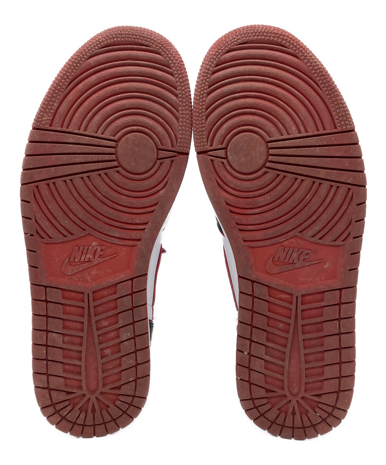 中古・古着通販】NIKE (ナイキ) ハイカットスニーカー ブラック×レッド
