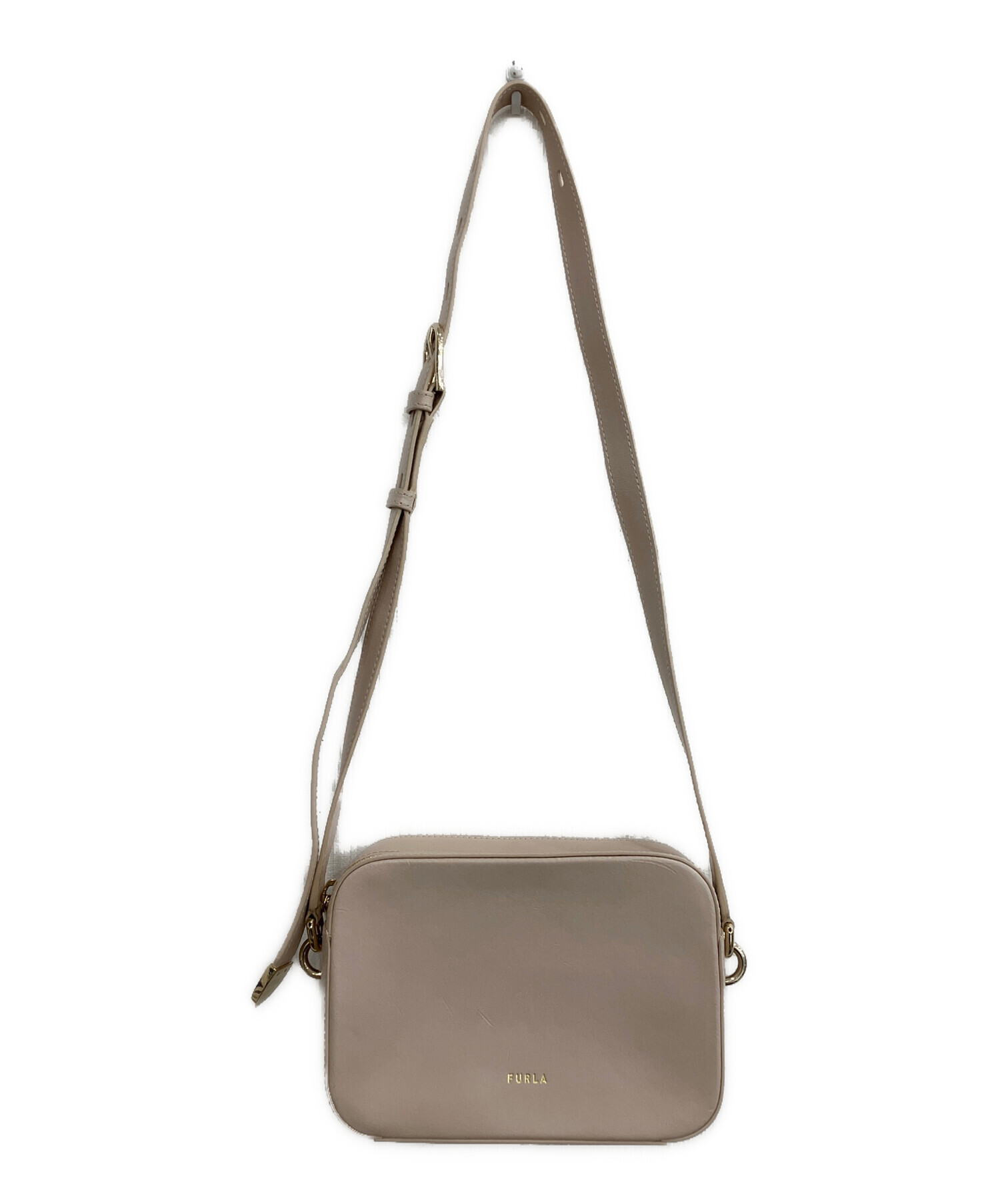 中古・古着通販】FURLA (フルラ) ブロックショルダーバッグ ピンク