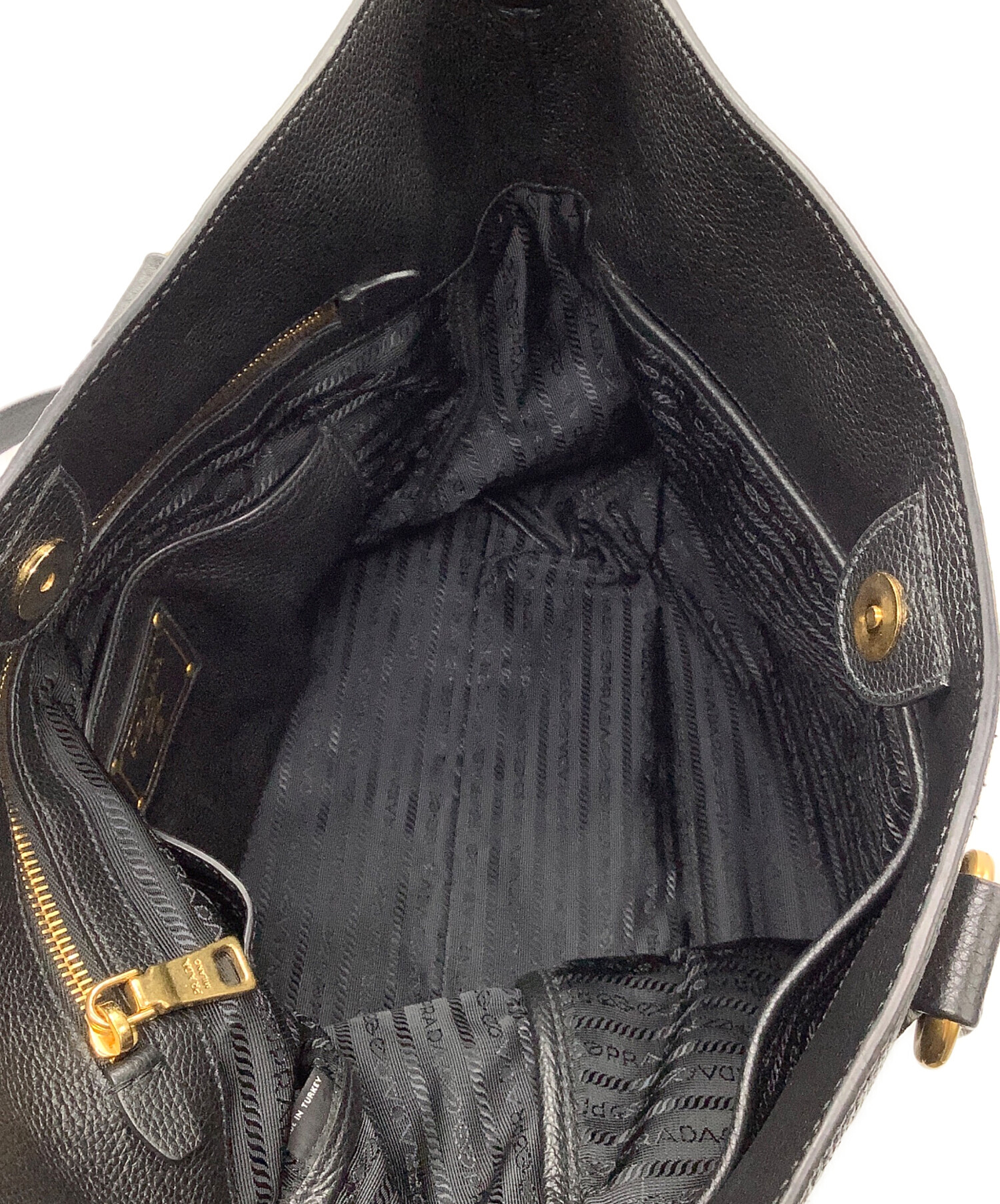 中古・古着通販】PRADA (プラダ) 2WAYレザートートバッグ ヴィッテロ