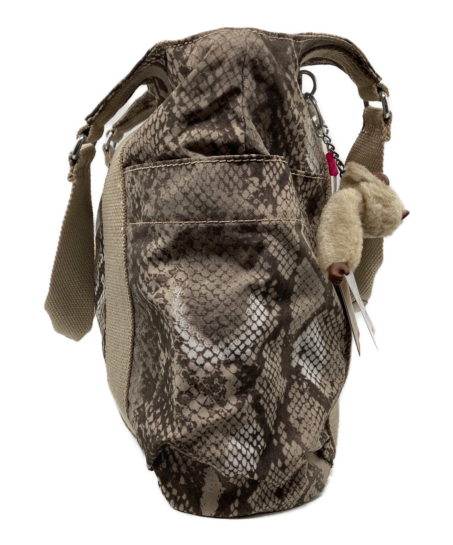 中古・古着通販】Kipling (キプリング) ハンドバッグ ベージュ 未使用 