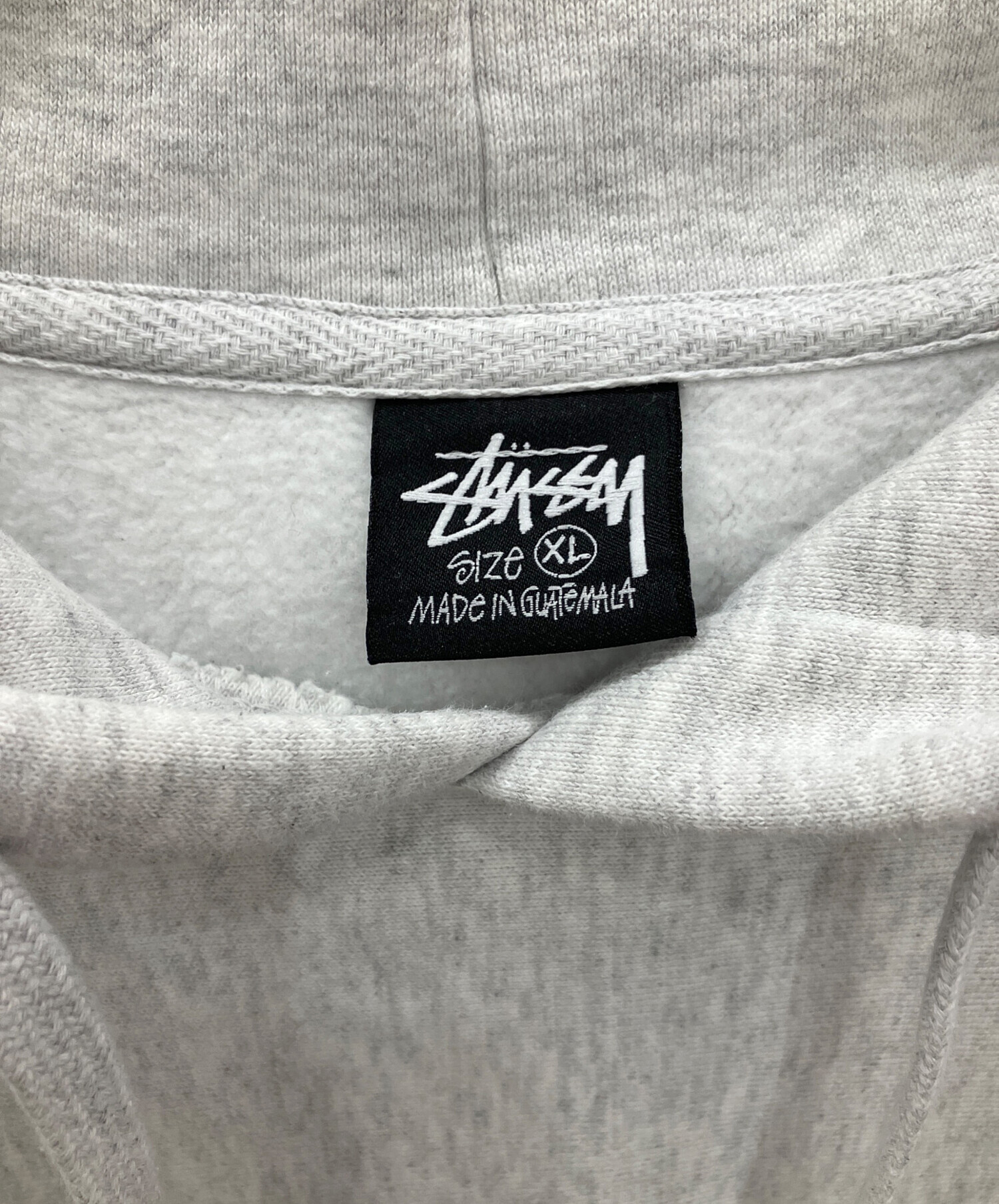 中古・古着通販】stussy (ステューシー) パーカー ライトグレー サイズ