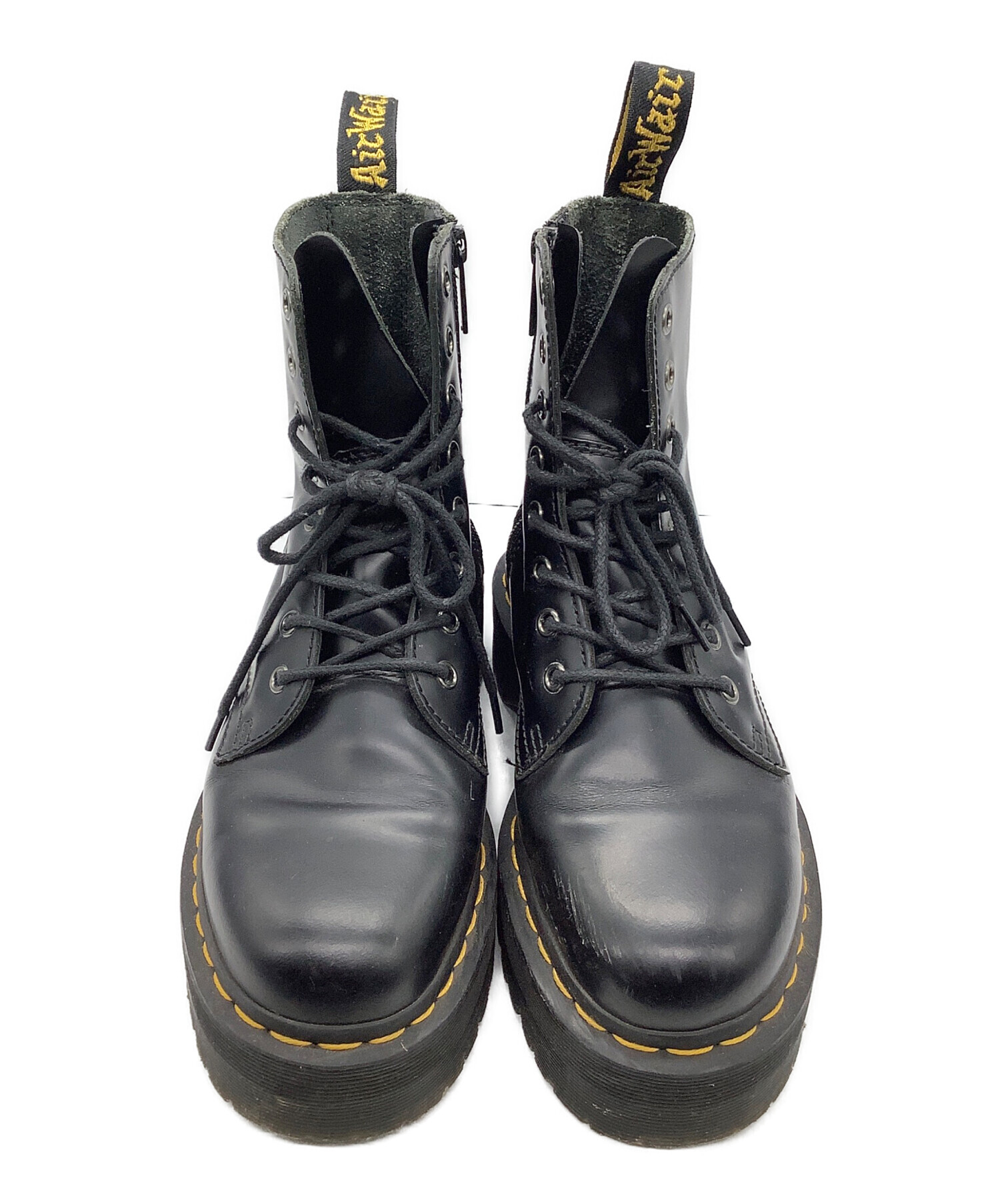 Dr. Martens 8ホールブーツ 黒 中古・古着通販】Dr.Martens (ドクターマーチン) 8ホールブーツ