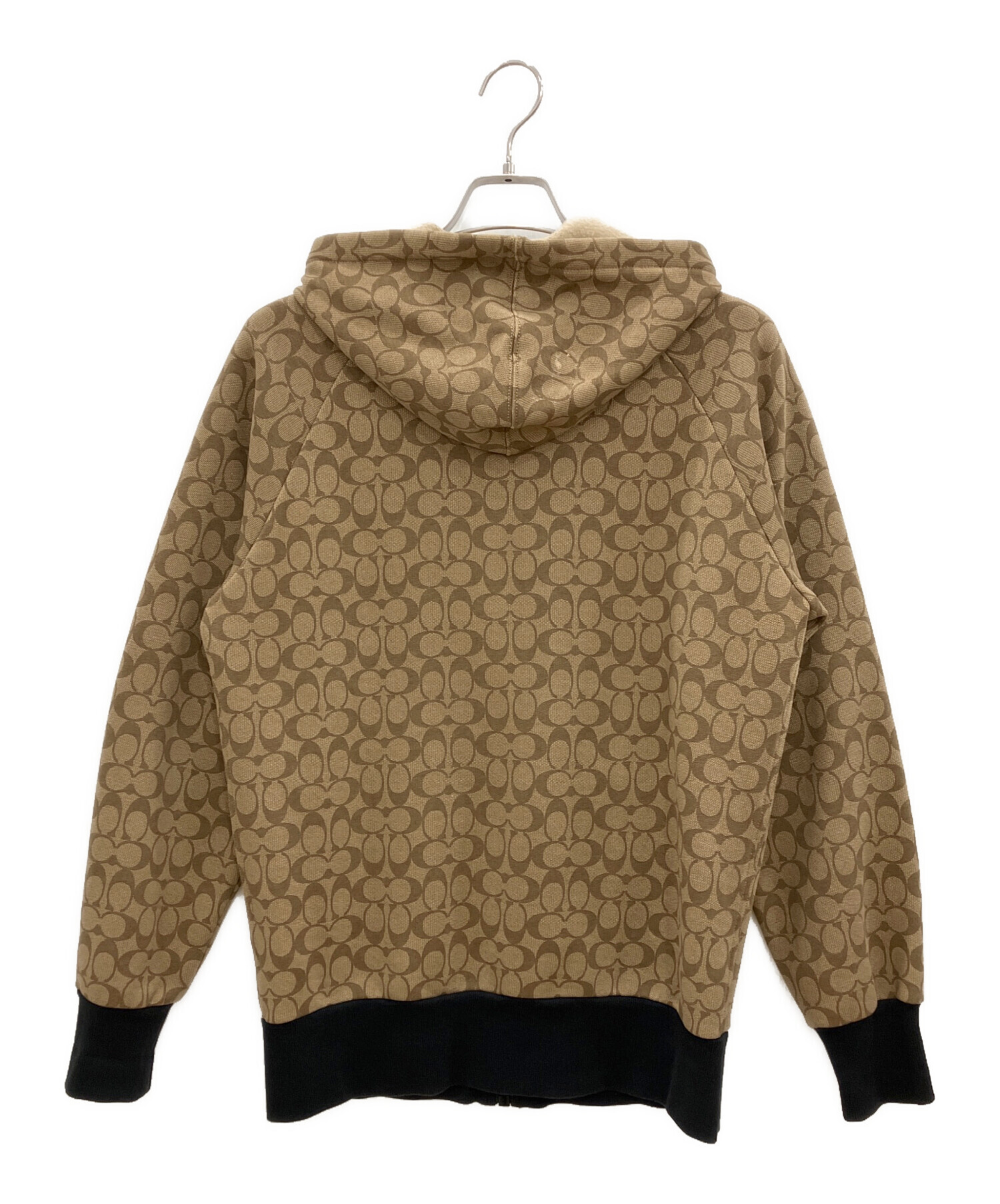 COACH コーチ　ジップ　パーカー　シグネチャー 中古・古着通販】COACH (コーチ) ジップパーカー シグネチャー