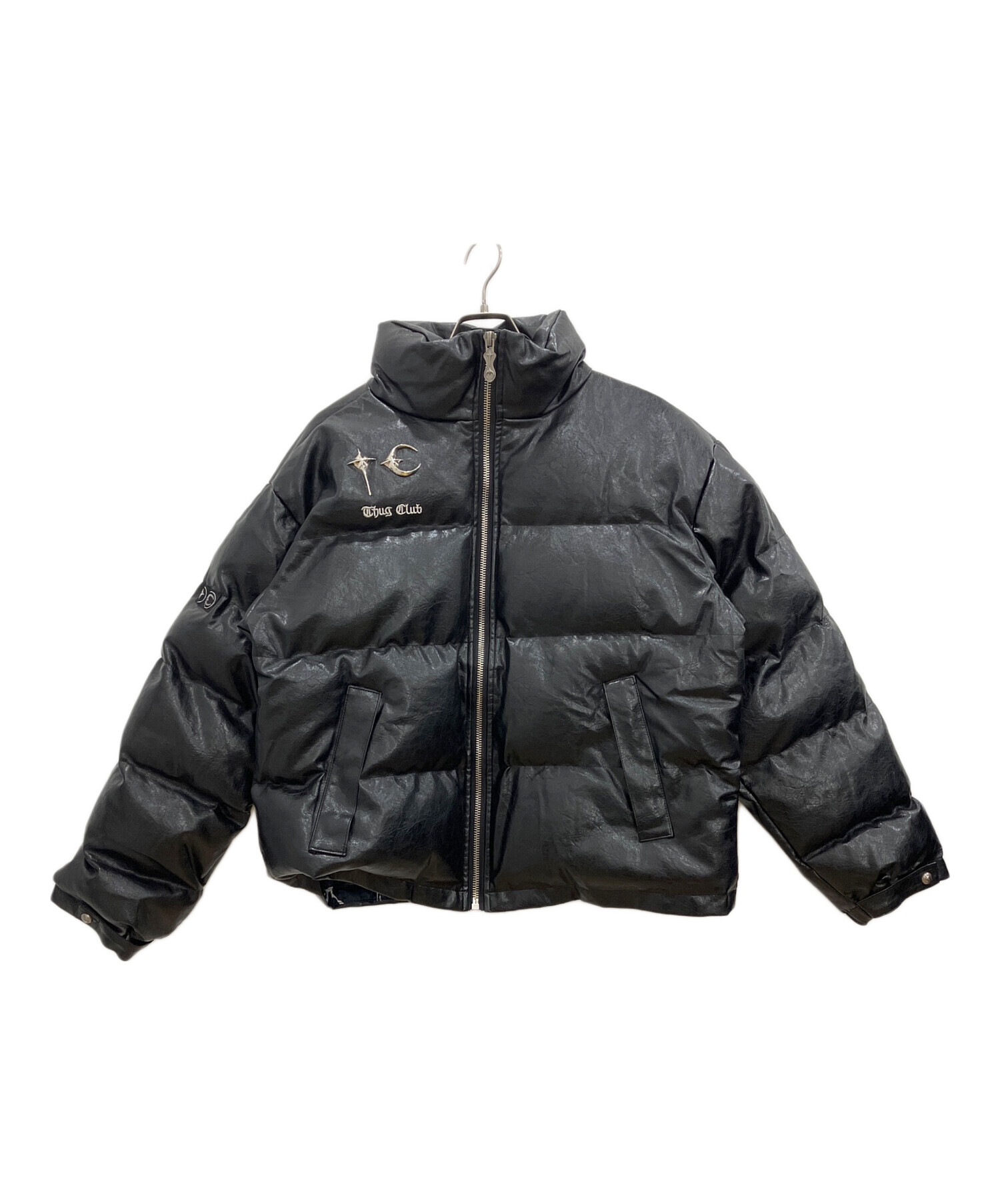 中古・古着通販】THUG CLUB (サグ クラブ) レザージャケット ブラック
