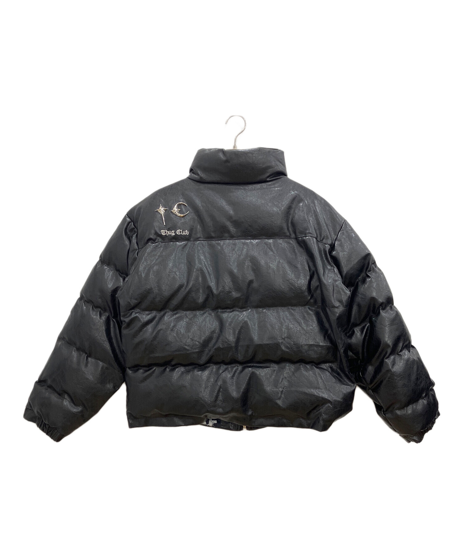 中古・古着通販】THUG CLUB (サグ クラブ) レザージャケット ブラック