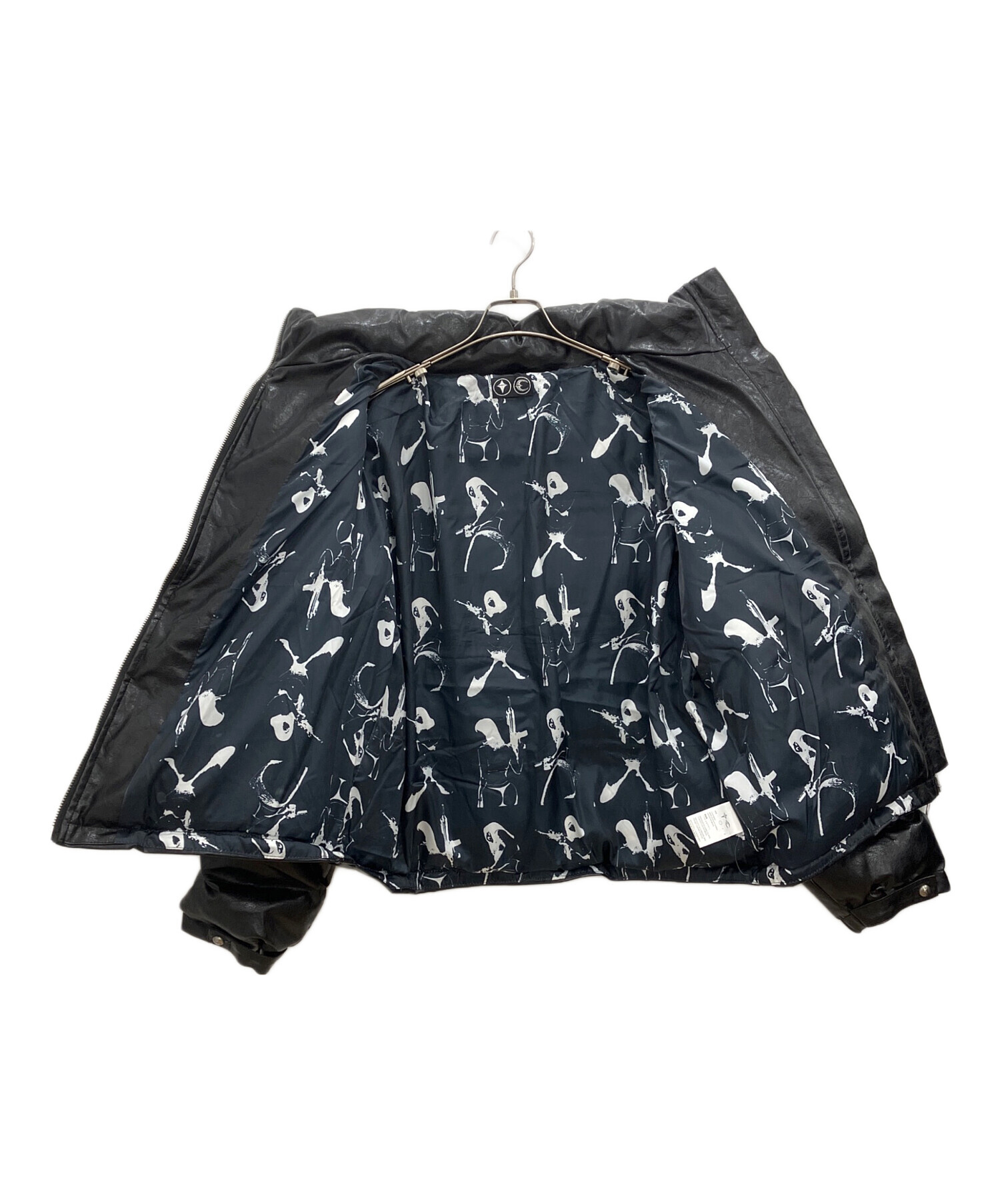中古・古着通販】THUG CLUB (サグ クラブ) レザージャケット ブラック