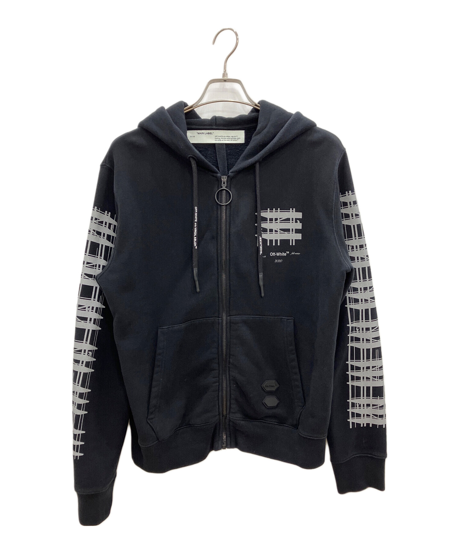中古・古着通販】OFFWHITE (オフホワイト) ジップアップスウェット