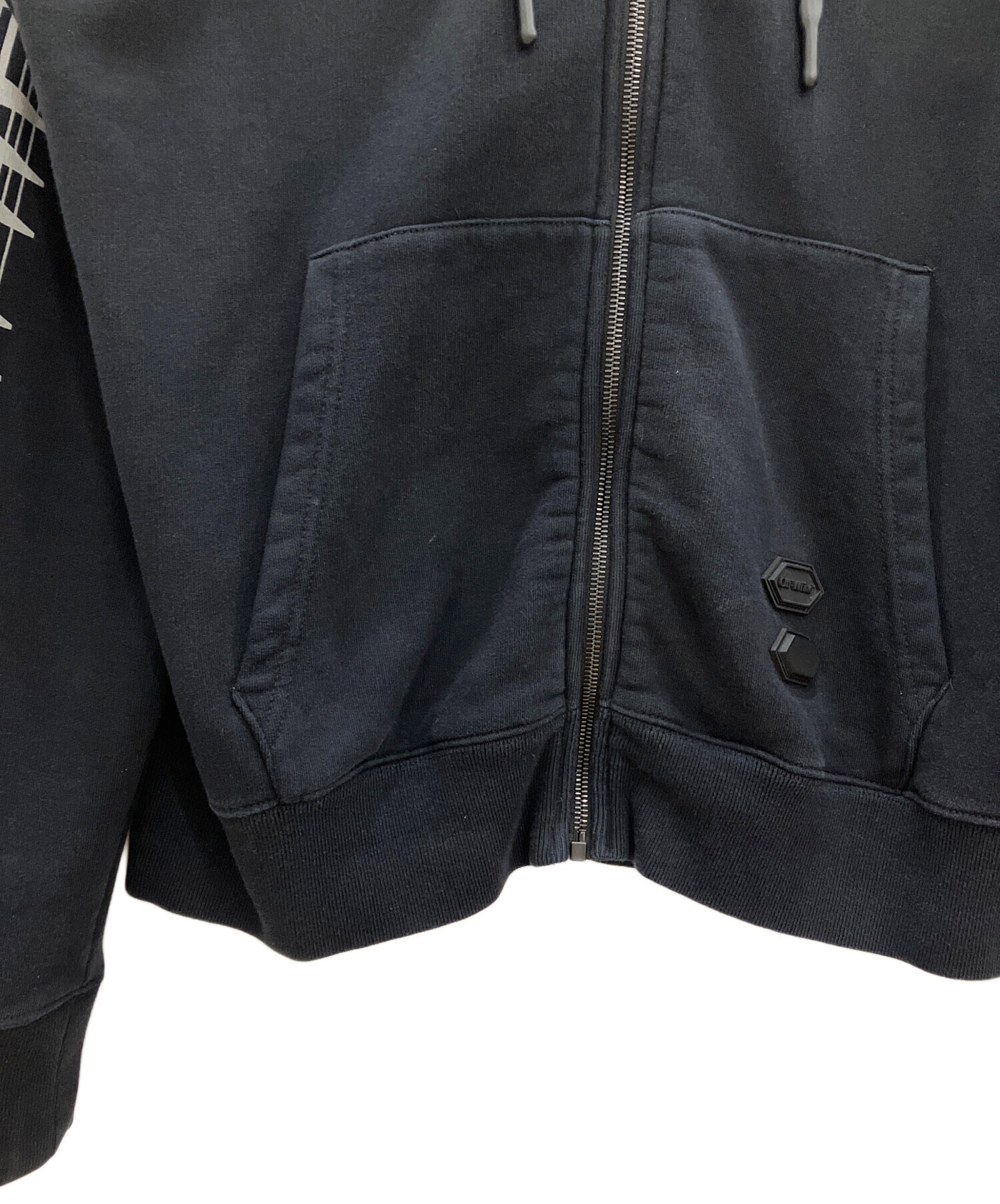 中古・古着通販】OFFWHITE (オフホワイト) ジップアップスウェット