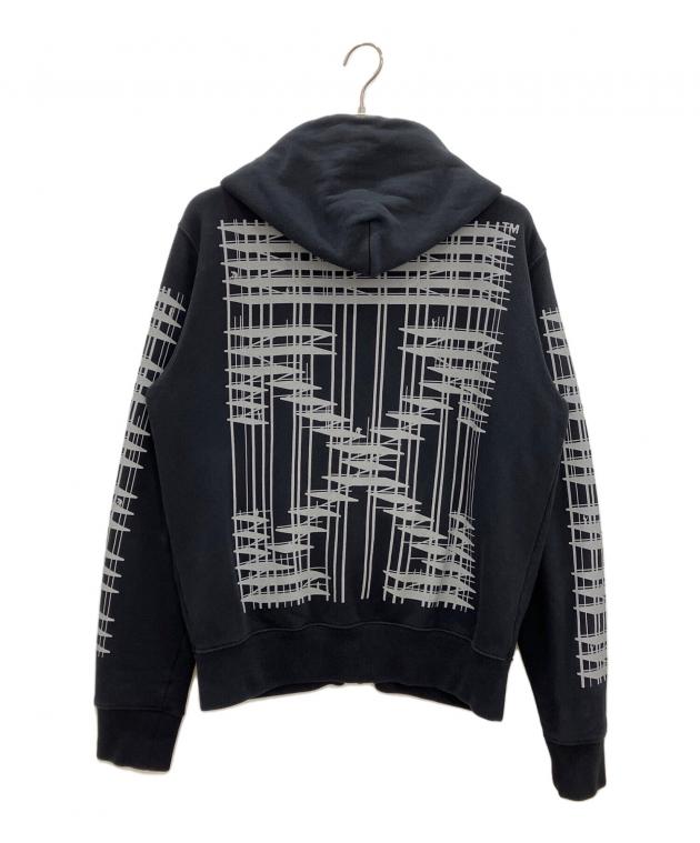 【未使用品・タグ付き】 ブラック トレーナー BT698 O 中古・古着通販】OFFWHITE (オフホワイト) ジップアップスウェット