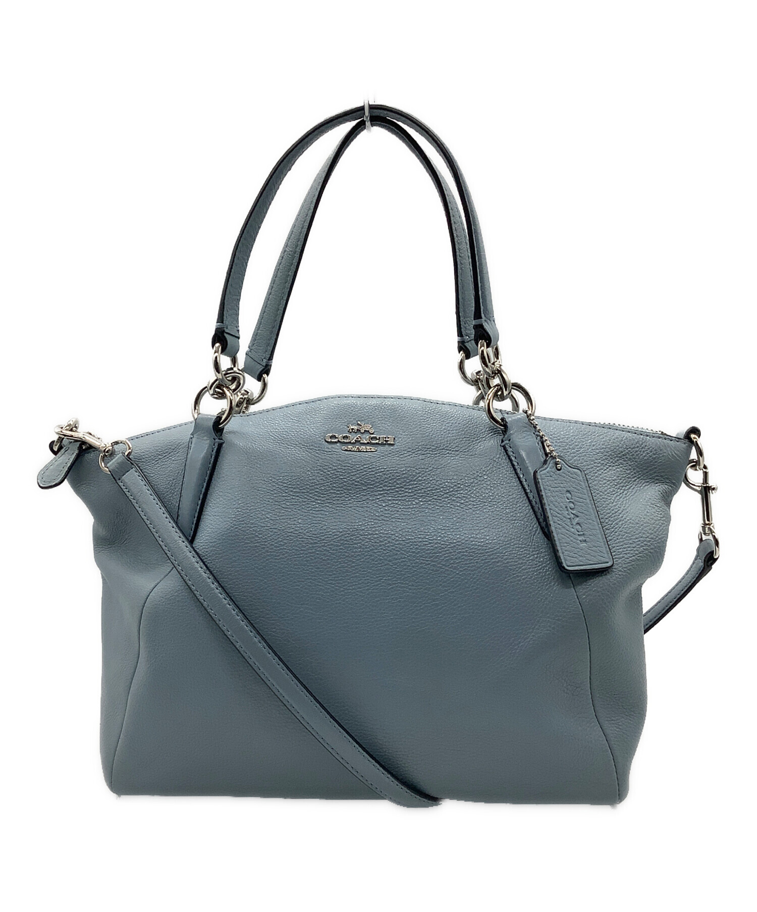75【未使用】COACH ハンドバッグ 中古・古着通販】COACH (コーチ) ショルダーバッグ スカイブルー