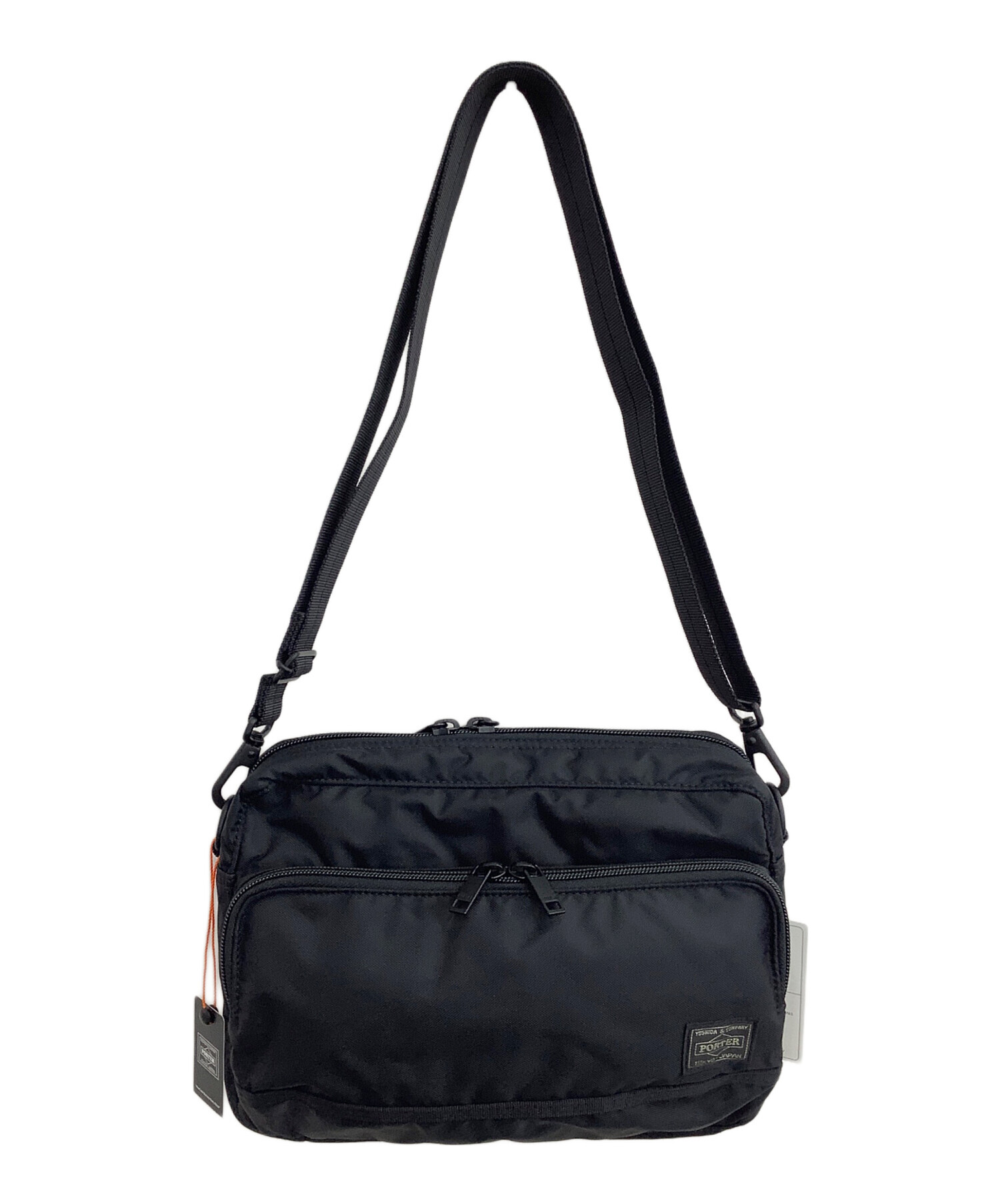 廃盤・レア◎ ポーター ネイチャー 斜めがけ可 ショルダーバッグ レザー　美品 中古・古着通販】PORTER (ポーター) ショルダーバッグ フラッシュ