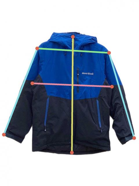 【中古美品】Mont-Bell モンベル　パウダーホップパーカ 中古・古着通販】mont-bell (モンベル) パウダーホップパーカ ブルー