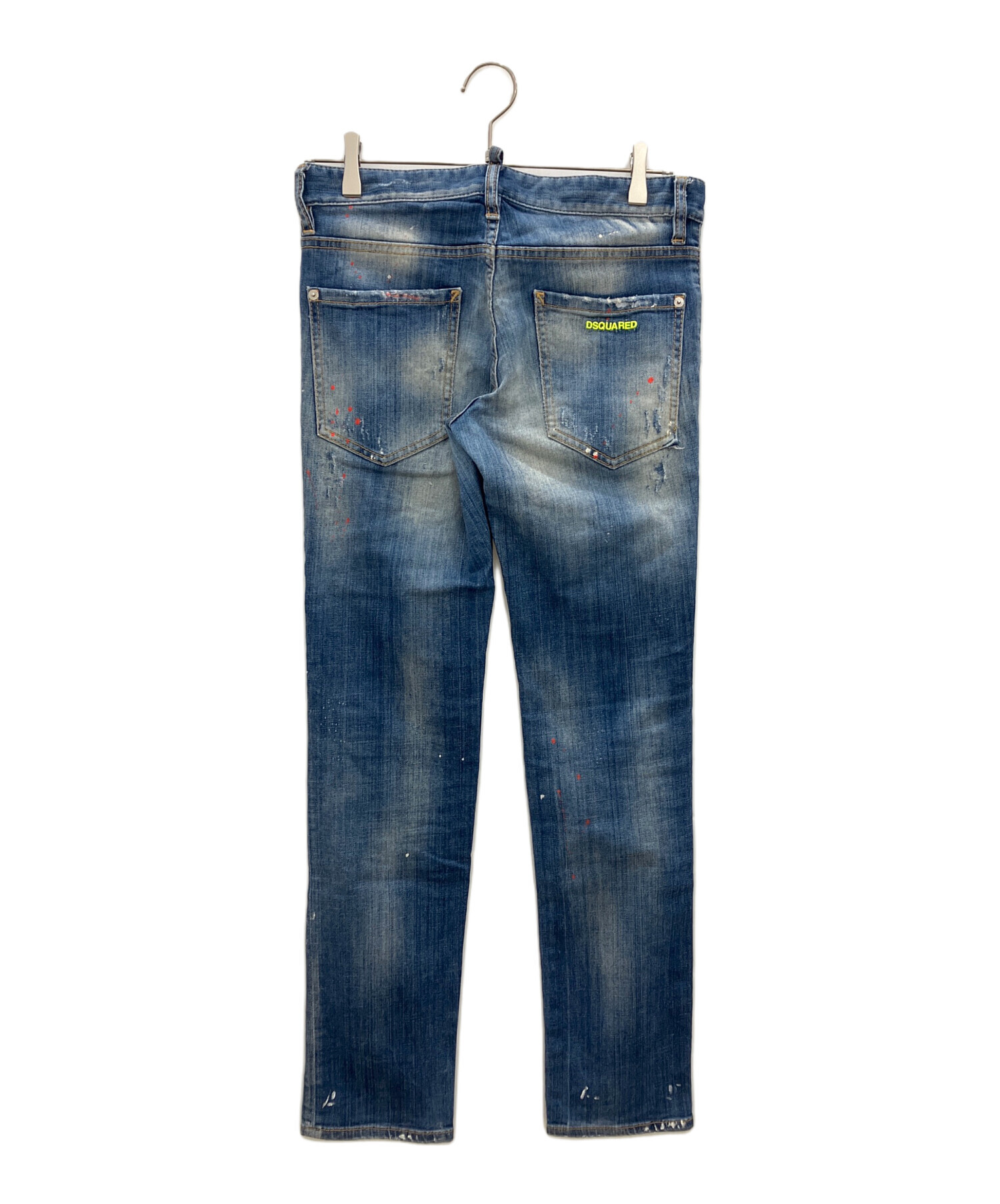B*i様 正規品　DSQUARED2 グラフィックデニムパンツ 中古・古着通販】DSQUARED2 (ディースクエアード) ダメージ加工デニム