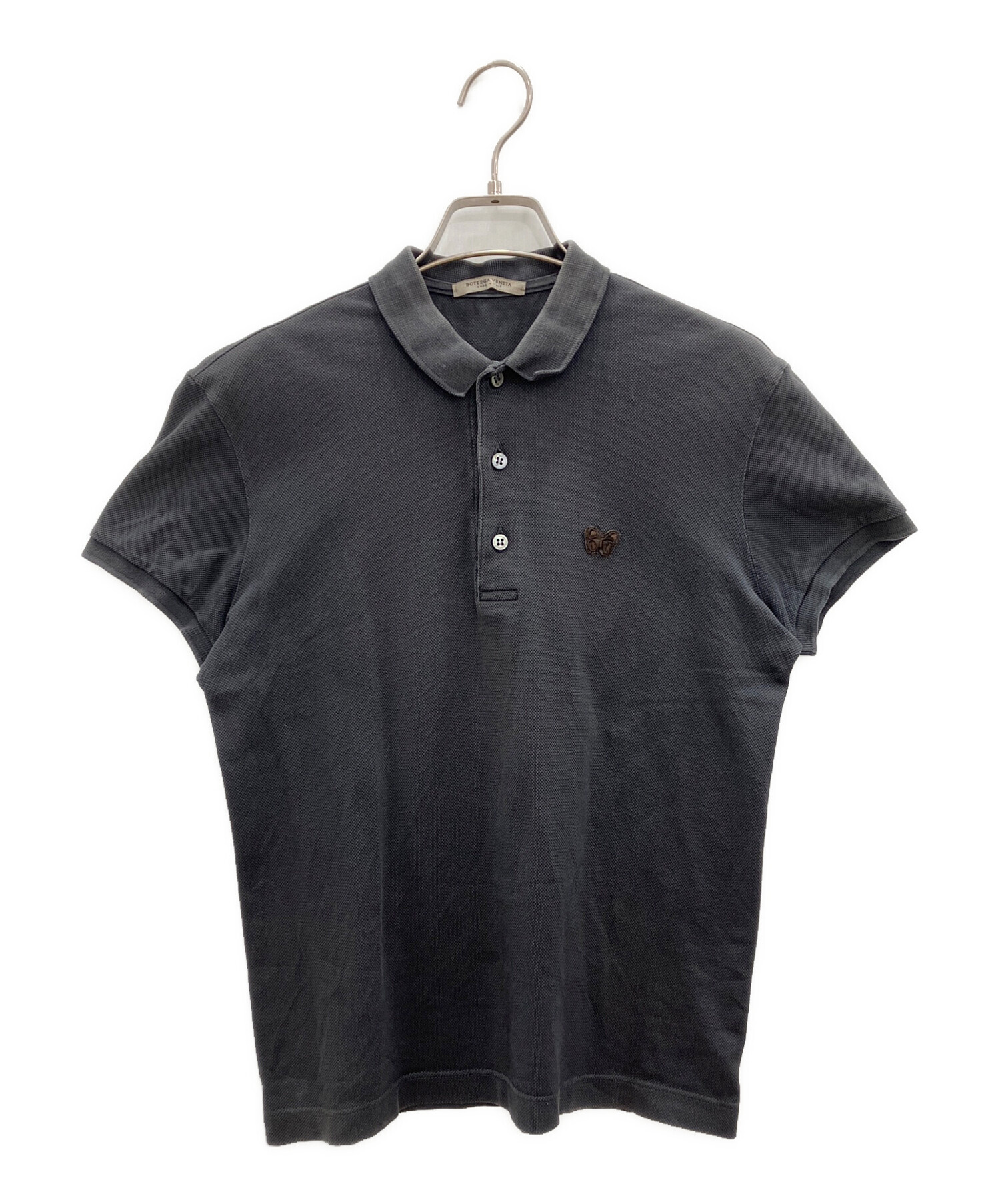 BOTTEGA VENETA ボッテガベネタ ポロシャツ XXL 紺 【古着】【中古】【送料無料】 中古・古着通販】BOTTEGA VENETA (ボッテガベネタ) ポロシャツ