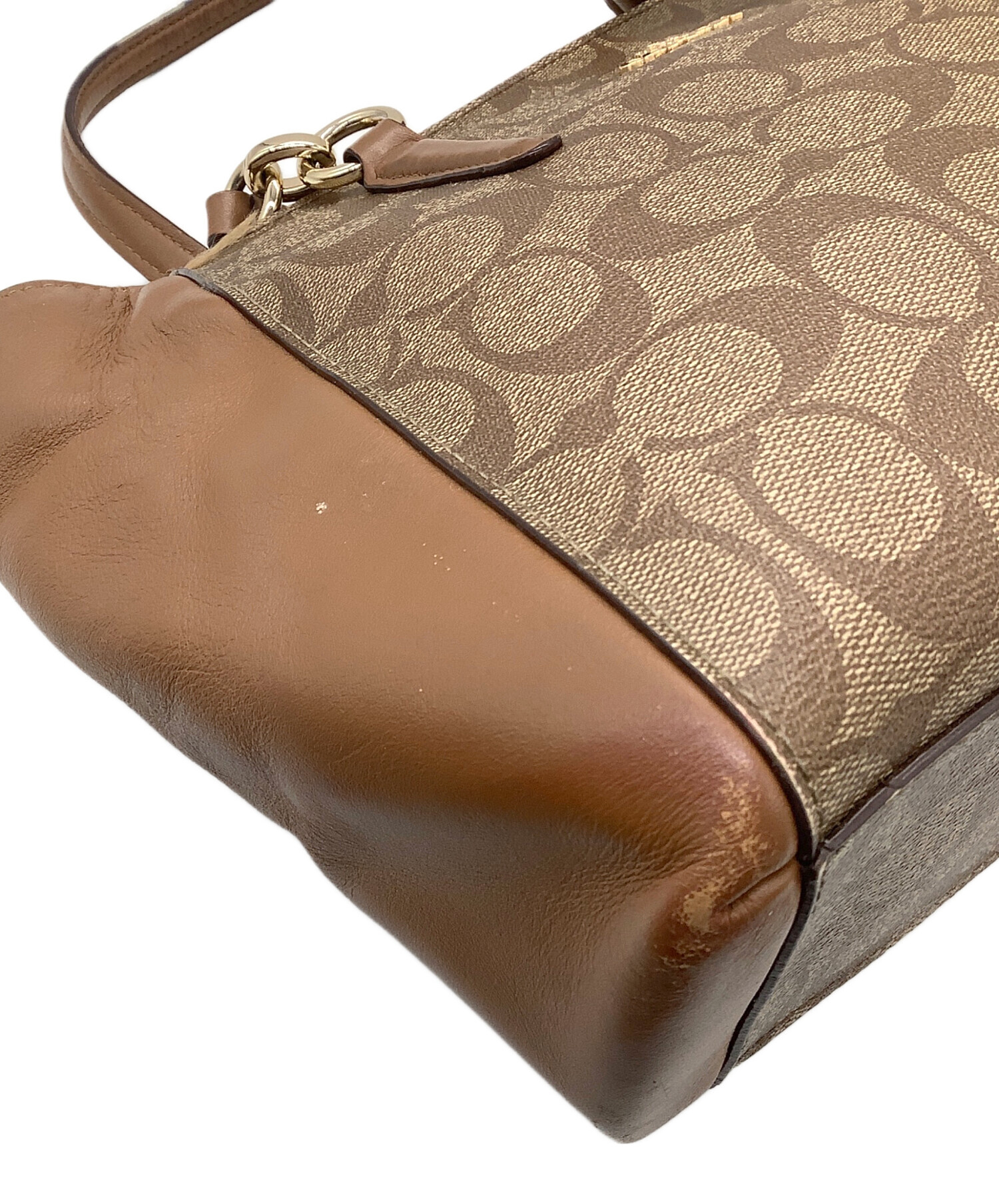 中古・古着通販】COACH (コーチ) 2WAYショルダーバッグ シグネチャー