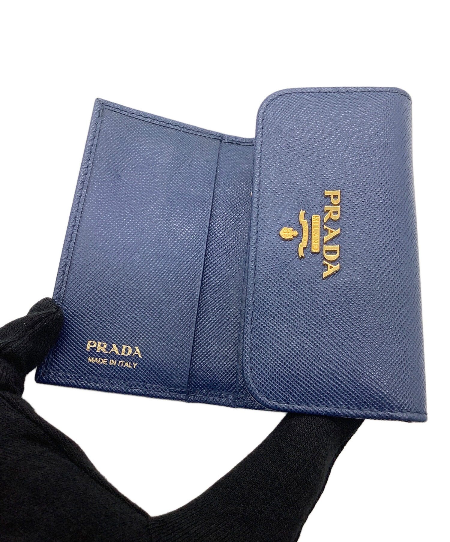 中古・古着通販】PRADA (プラダ) 6連キーケース ネイビー｜ブランド