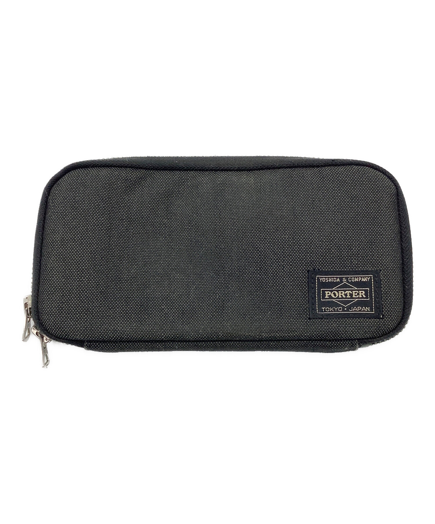 PORTER ポーター/ラウンドファスナー長財布/W19cm×H9.5cm×D2cm/財布・小物/ABランク/19【中古】 中古・古着通販】PORTER (ポーター) ラウンドファスナー財布｜ブランド