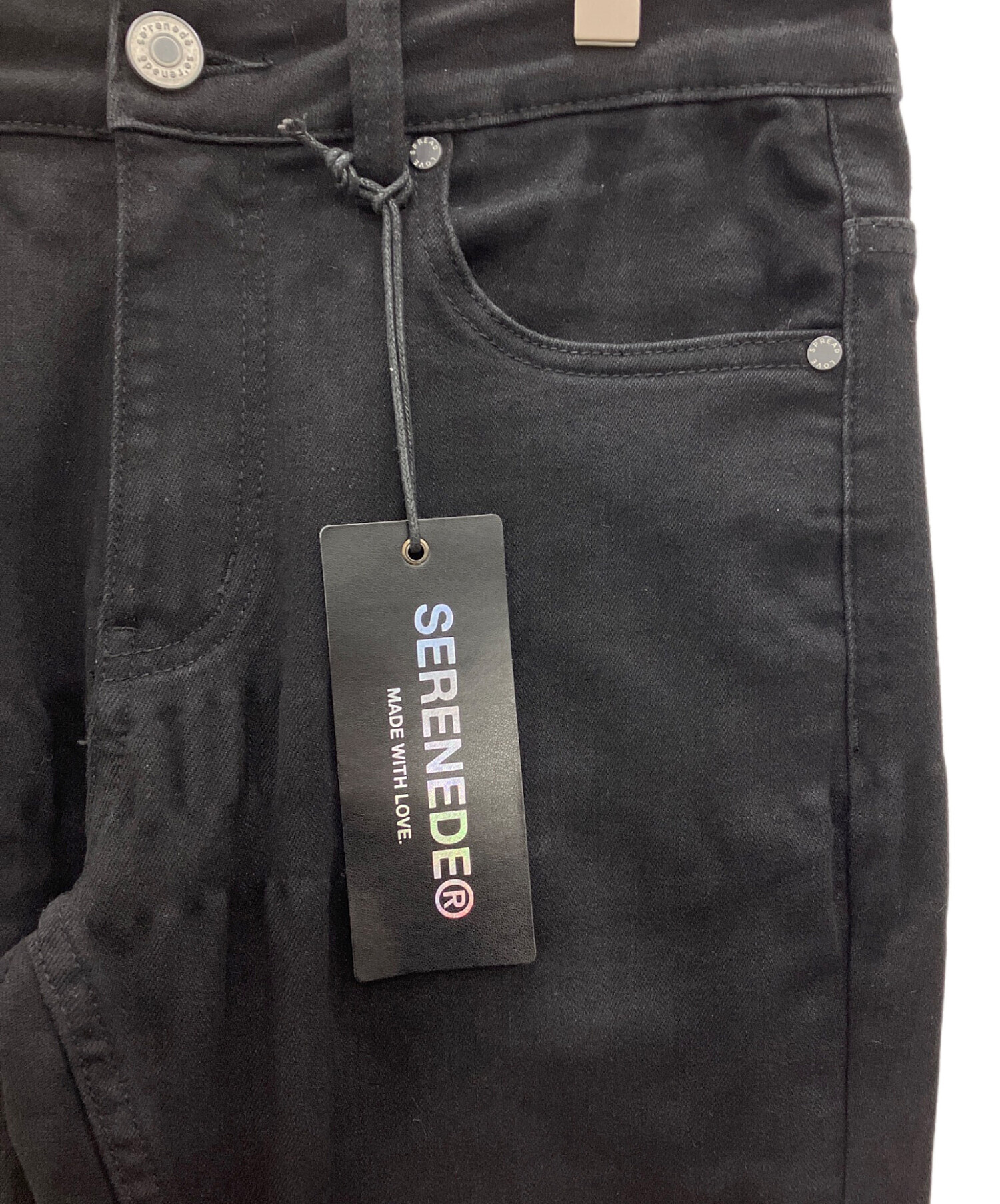 中古・古着通販】SERENEDE (セレナーデ) パンツ FITTED DENIM ブラック