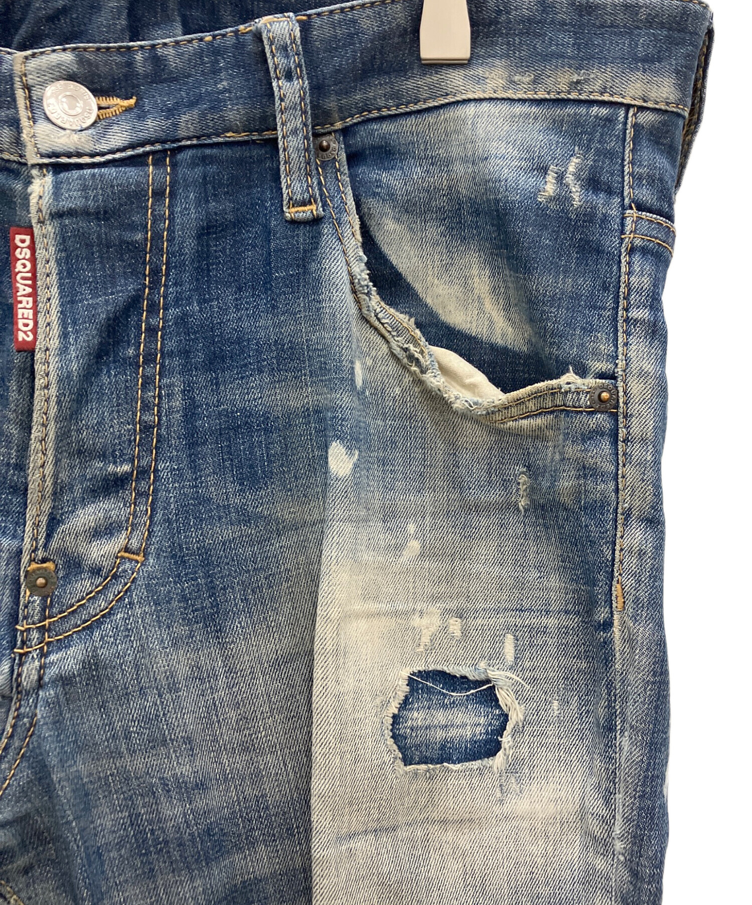 中古・古着通販】DSQUARED2 (ディースクエアード) デニムパンツ SKATER