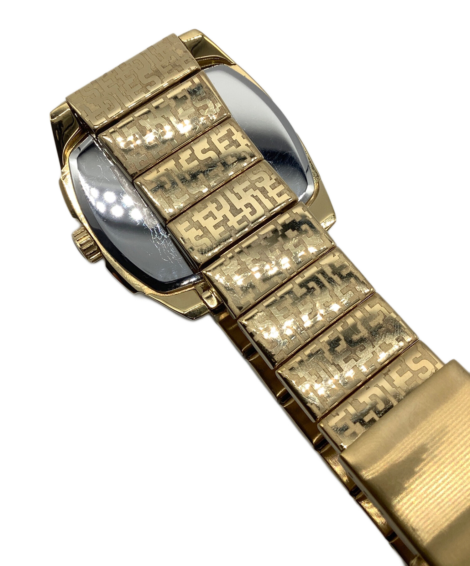中古・古着通販】DIESEL (ディーゼル) 腕時計 クォーツ SSブレスレット