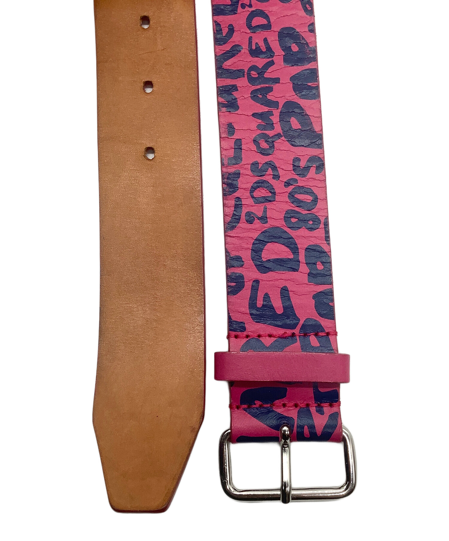 中古・古着通販】DSQUARED2 (ディースクエアード) ベルト ピンク