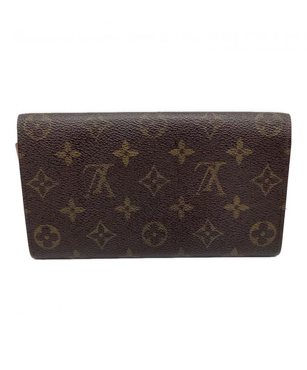 LOUIS VUITTON 長財布 モノグラム　ポシェット　ポルトモネ　クレディ 中古・古着通販】LOUIS VUITTON (ルイ ヴィトン) 長財布 モノグラム
