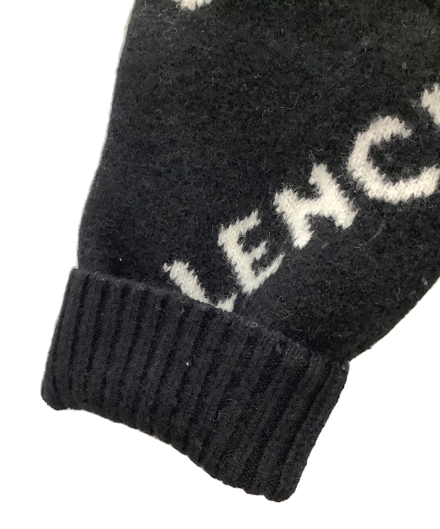 中古・古着通販】BALENCIAGA (バレンシアガ) 厚手ニット ブラック