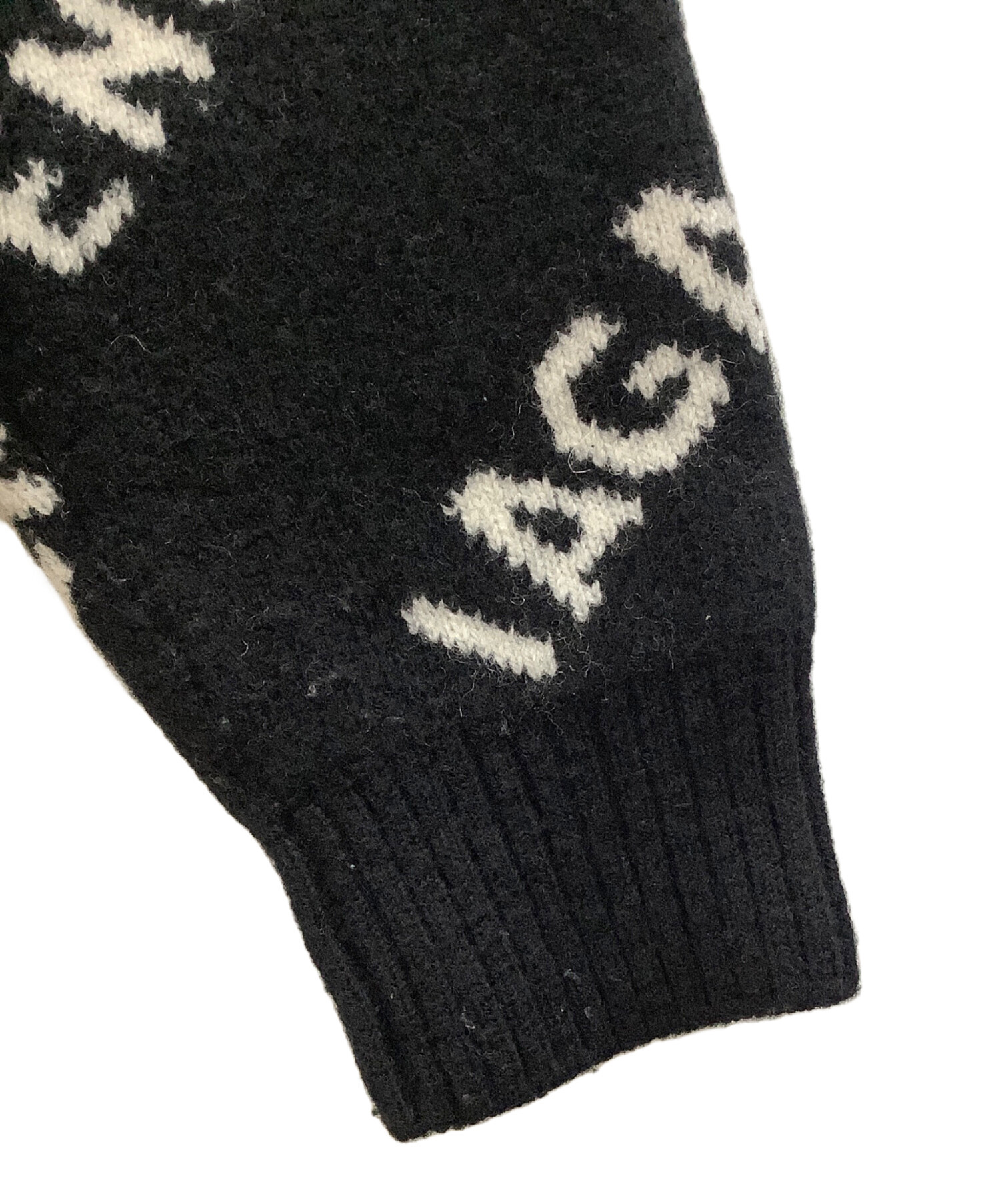 中古・古着通販】BALENCIAGA (バレンシアガ) 厚手ニット ブラック