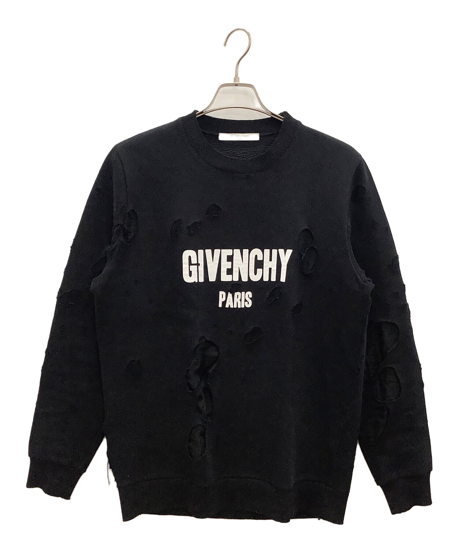 中古・古着通販】GIVENCHY (ジバンシィ) デストロイ加工スウェット