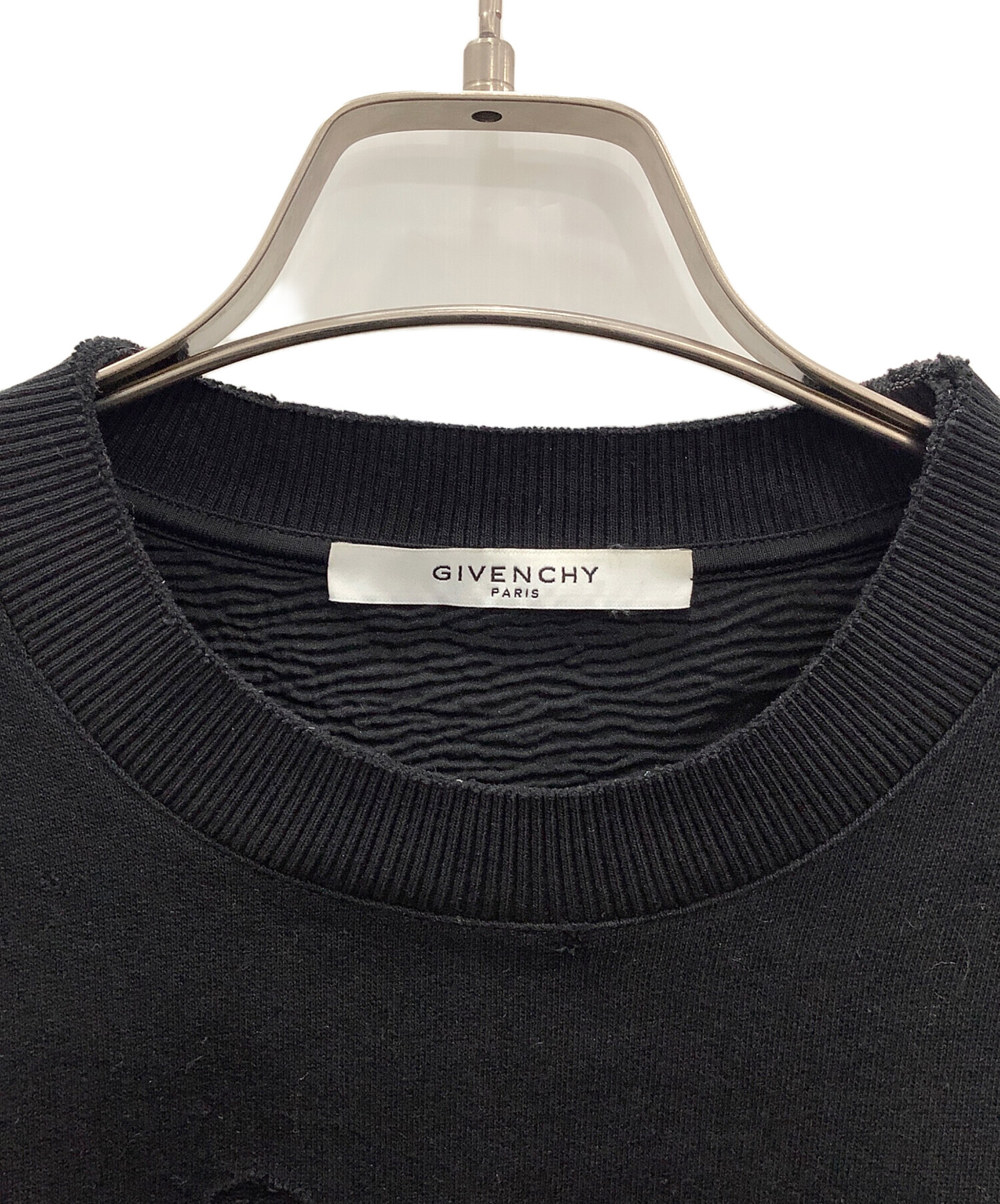 中古・古着通販】GIVENCHY (ジバンシィ) デストロイ加工スウェット