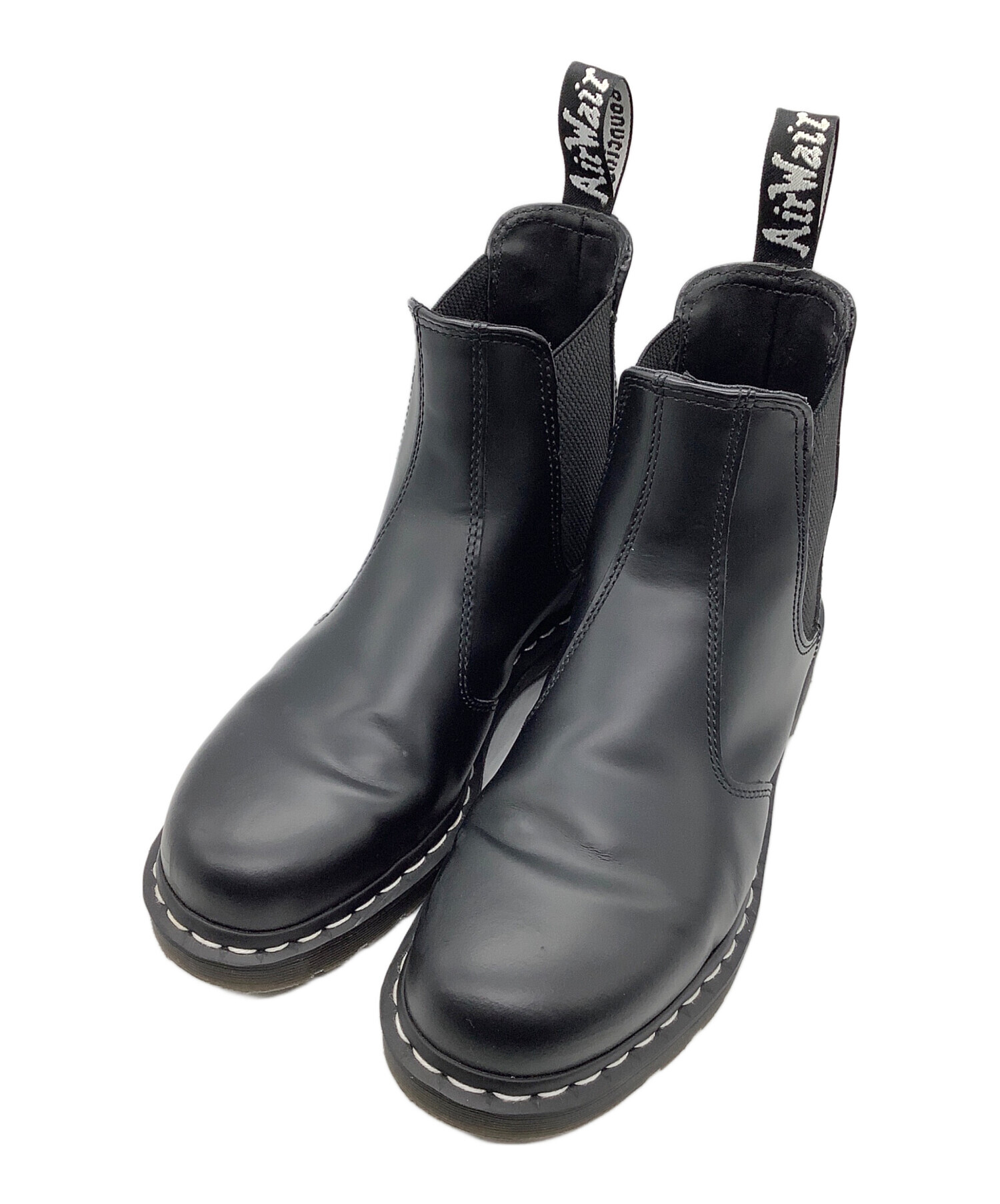 Dr. Martens ブラック サイドゴアブーツ UK9 中古・古着通販】Dr.Martens (ドクターマーチン) サイドゴアブーツ