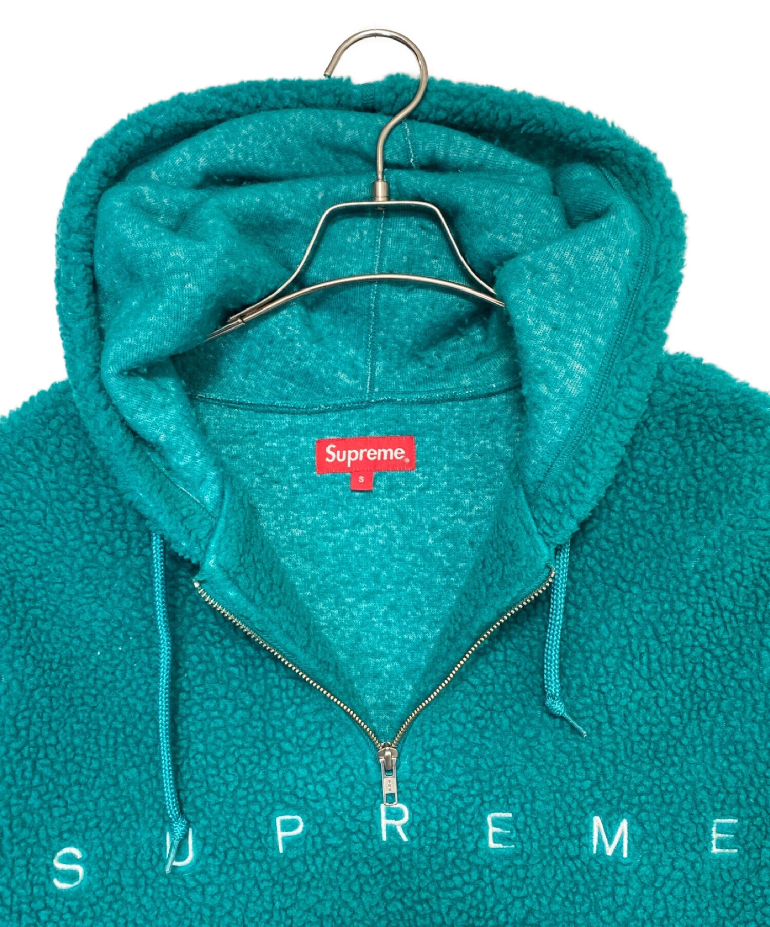 正規品 美品 SUPREME sherpa fleece パーカー グリーン Ｓ 中古・古着通販】SUPREME (シュプリーム) Sherpa Fleece Pullover