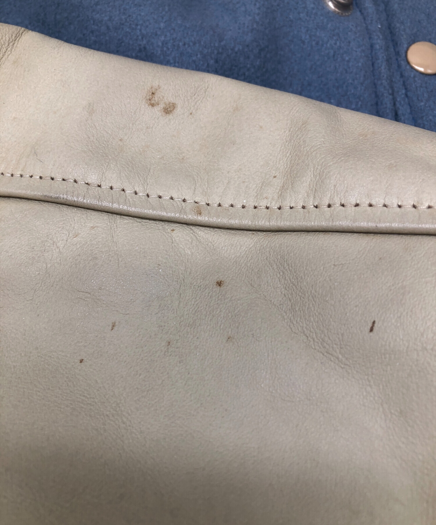 Catchball スタジャン サイズ38ライトブルー/ホワイト 中古・古着通販