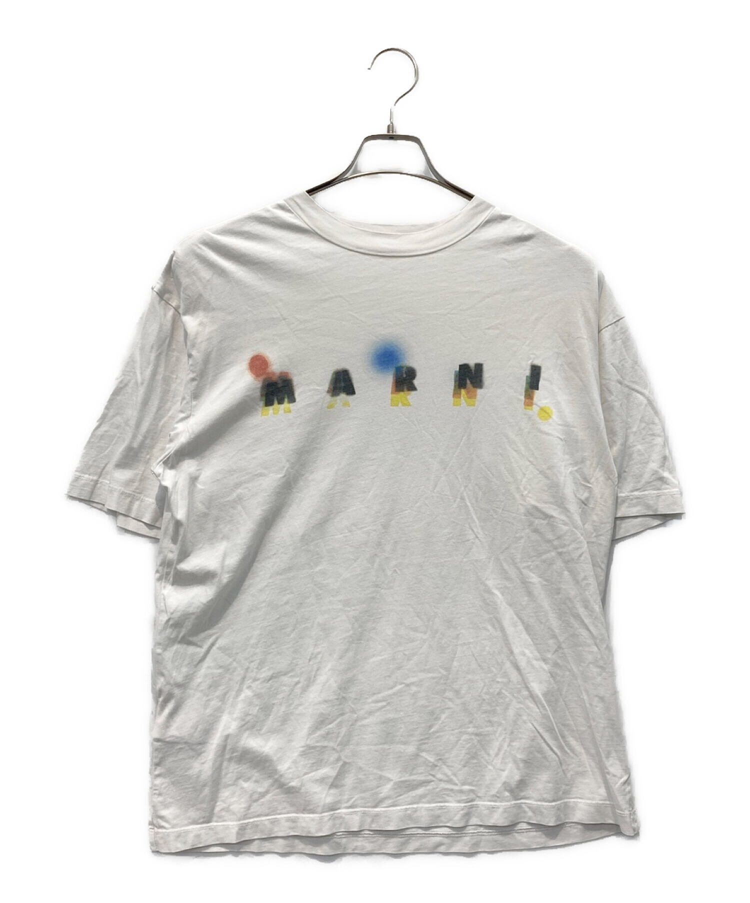 【タグ付・未使用品】MARNI マルニ ロゴプリントT MARNI (マルニ) ロゴプリント クルーネック 半袖 Tシャツ