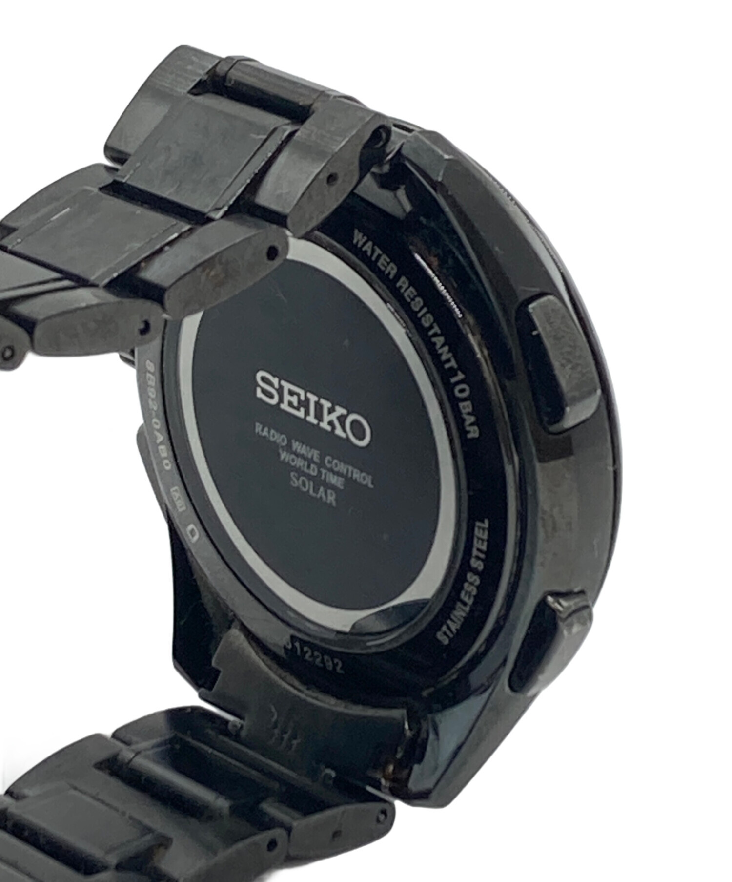 SEIKO クロノグラフ ブラック腕時計　セイコー　8B92-0AE0 SEIKO】セイコー『ブライツ フライト エキスパート』SAGA205 8B92-0AE0