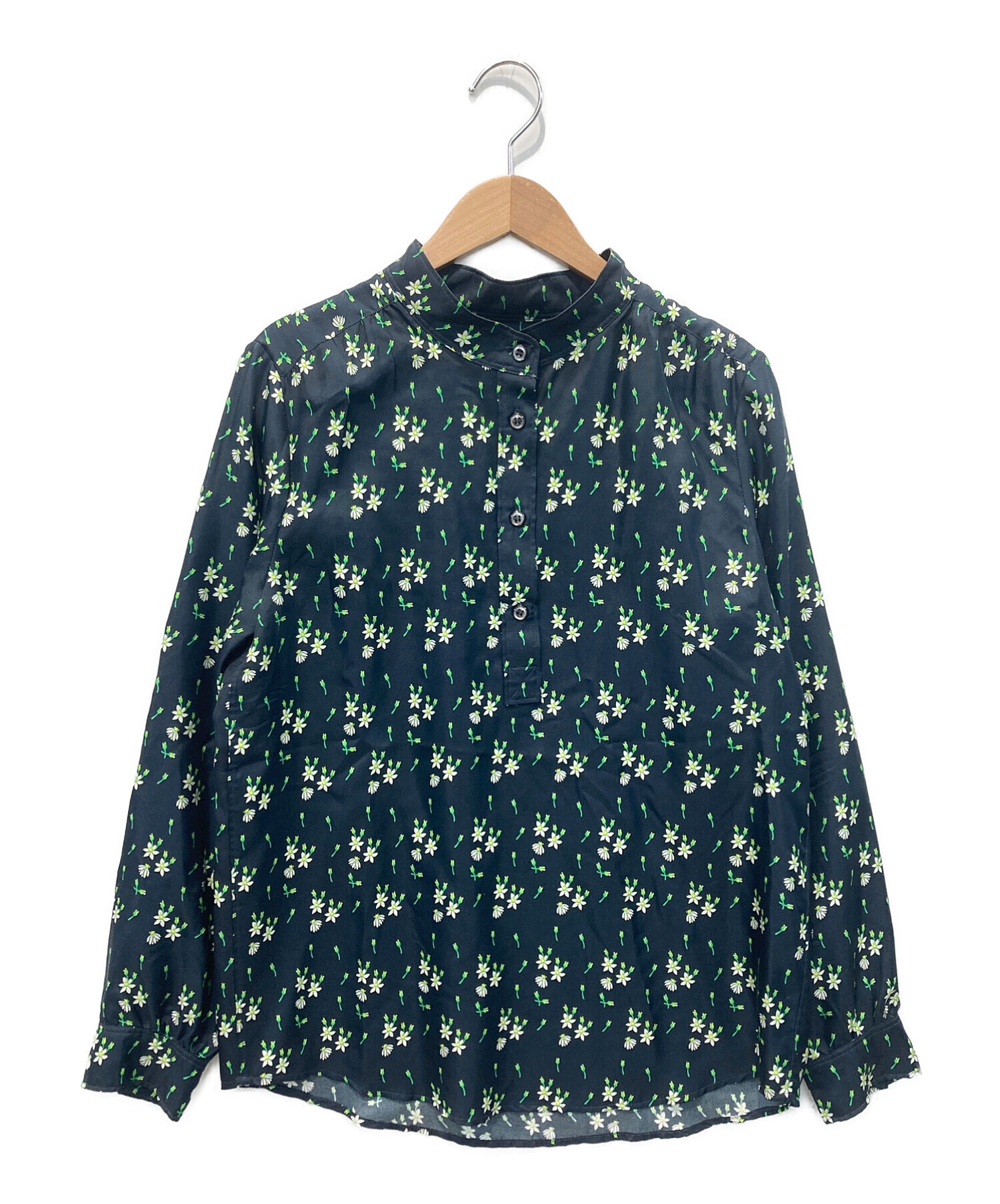 中古・古着通販】A.P.C. (アー・ペー・セー) スタンドカラーシャツ  