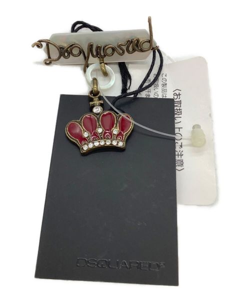 中古・古着通販】DSQUARED2 (ディースクエアード) ロゴブローチ 未使用
