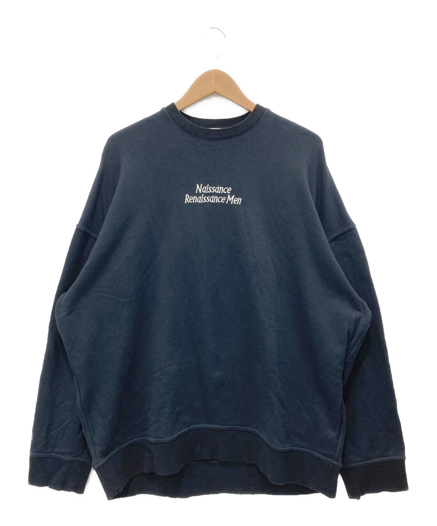 中古・古着通販】NAISSANCE (ネサーンズ) CREW NECK SWEAT ブラック